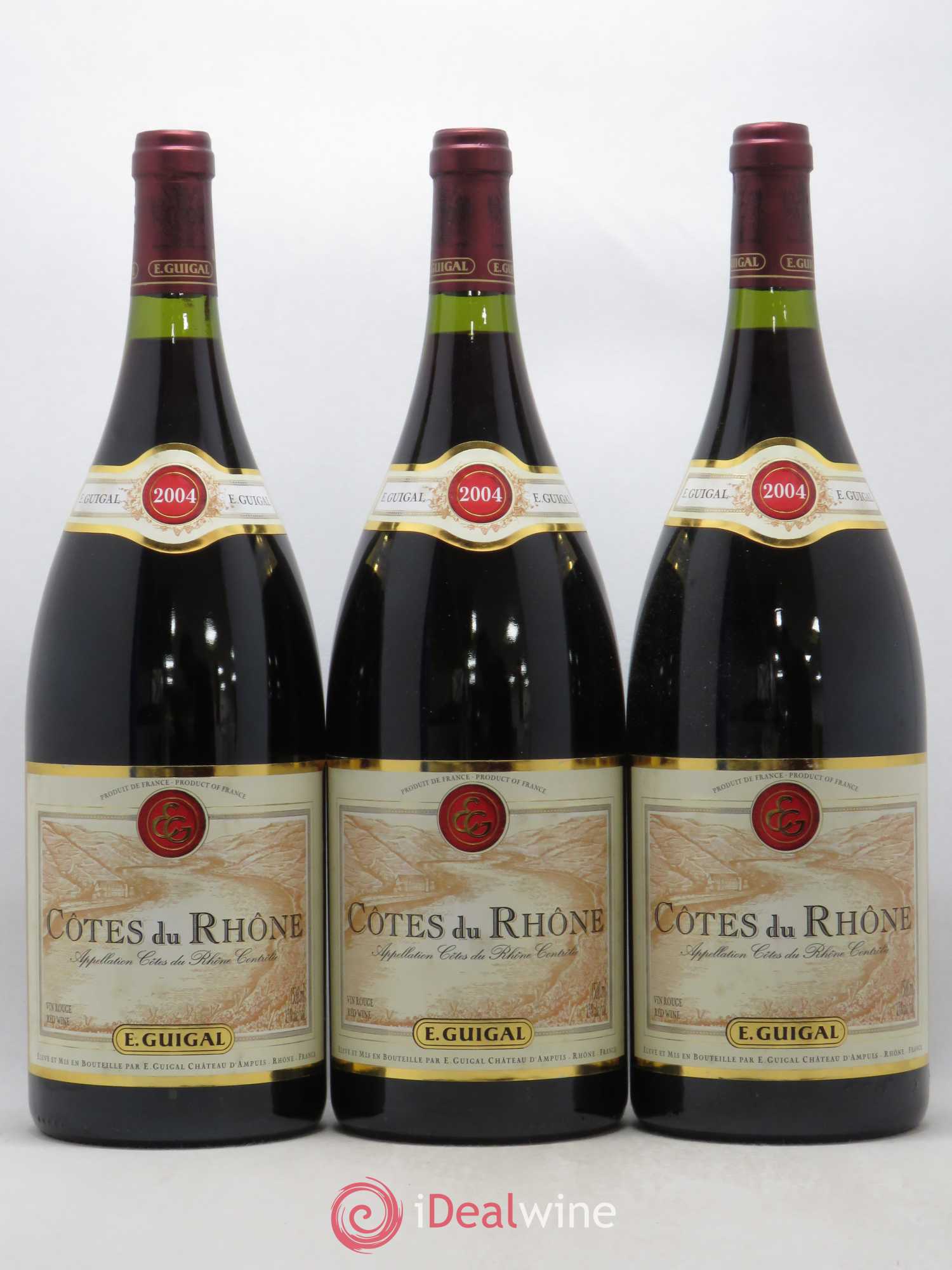 Côtes-du-Rhône Guigal (sans prix de réserve) 2004 - Lot de 3 magnums - 0