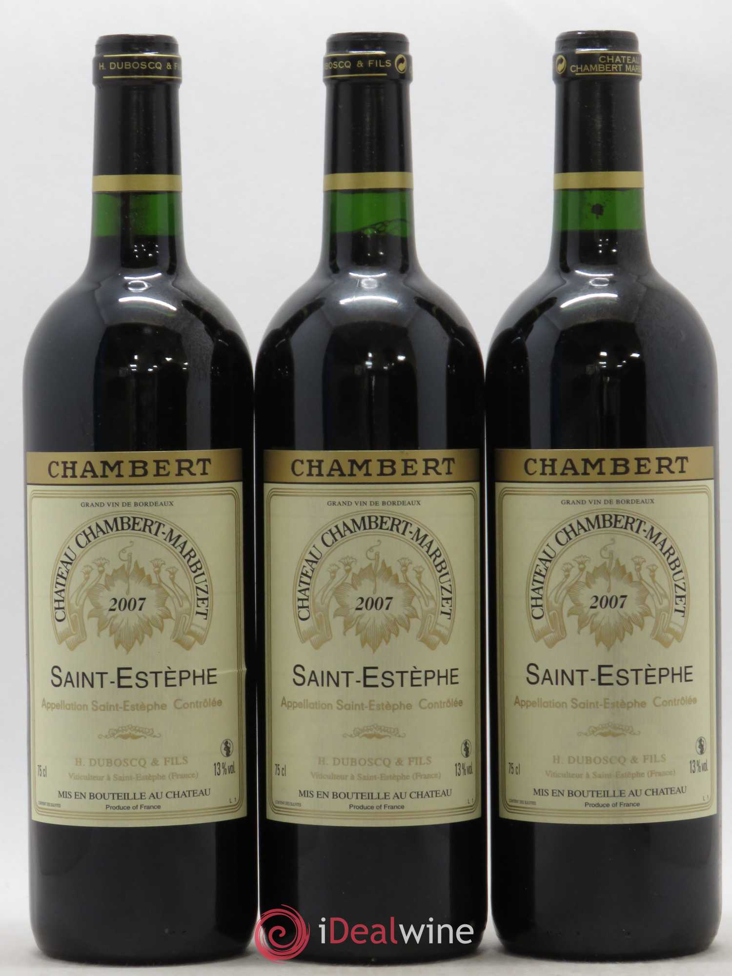 Château Chambert-Marbuzet Cru Bourgeois (sans prix de réserve) 2007 - Lot de 12 bouteilles - 4