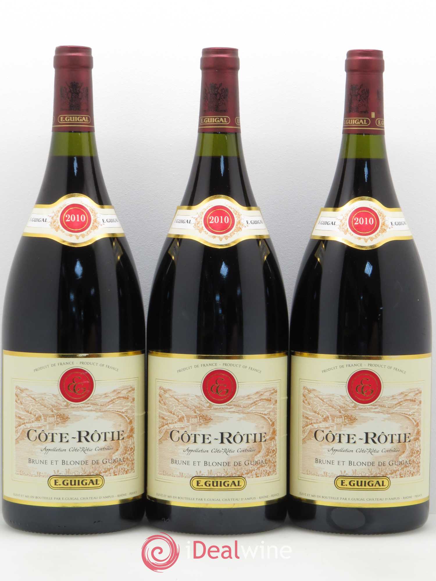 Côte-Rôtie Côtes Brune et Blonde Guigal 2010 - Lot of 6 magnums - 1
