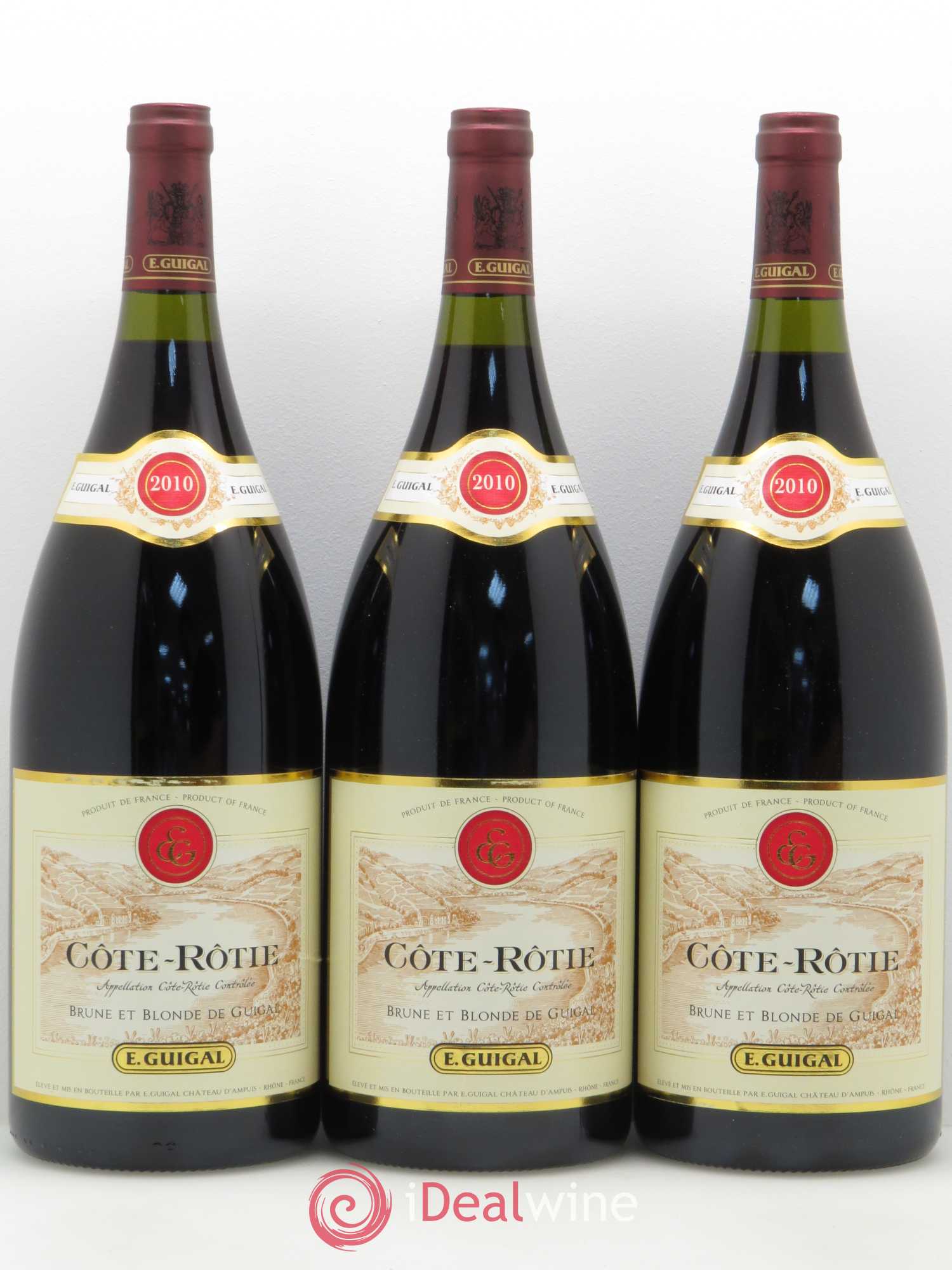 Côte-Rôtie Côtes Brune et Blonde Guigal 2010 - Lot of 6 magnums - 2