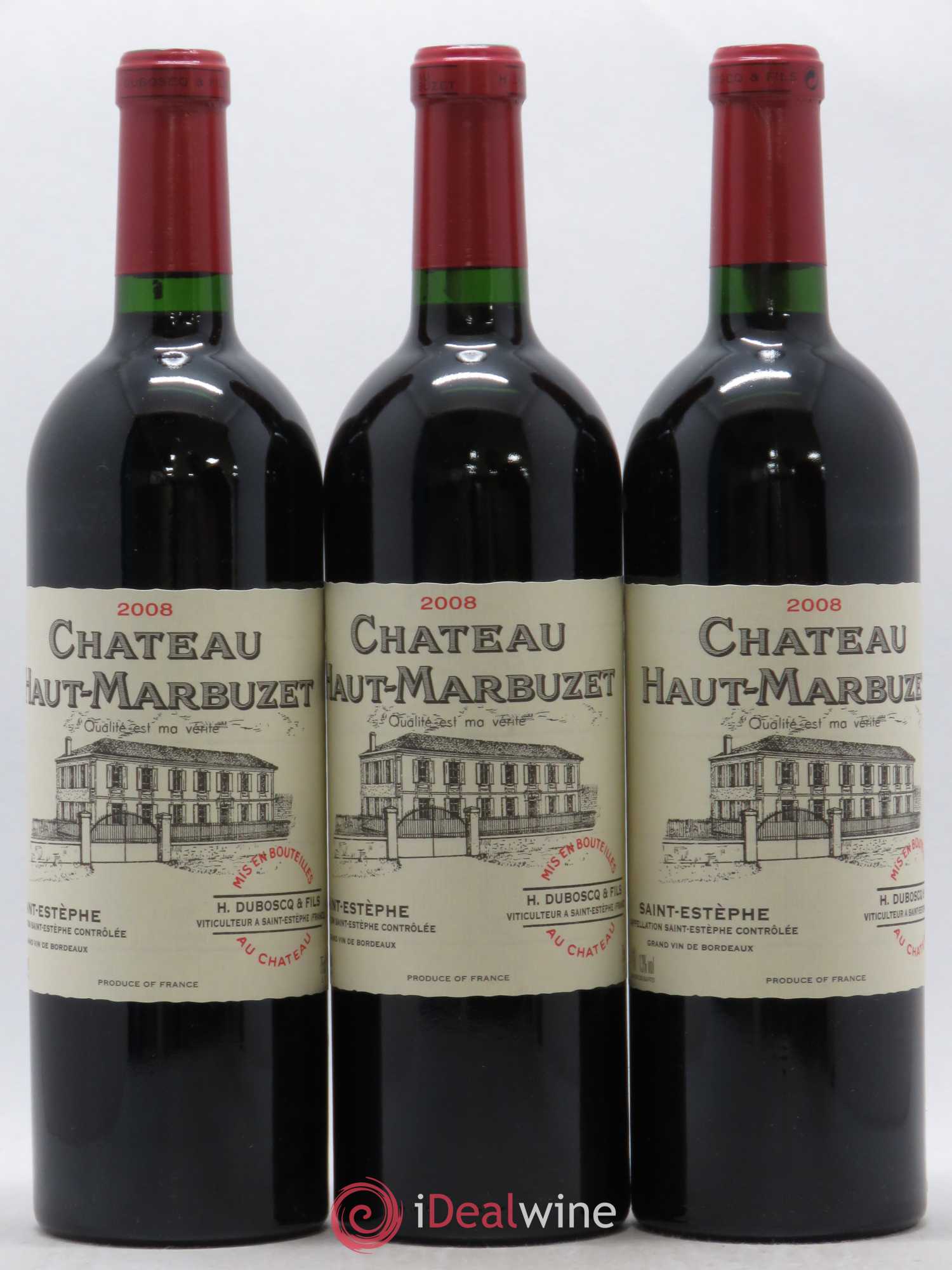 Château Haut Marbuzet 2008 - Lot de 6 bouteilles - 2