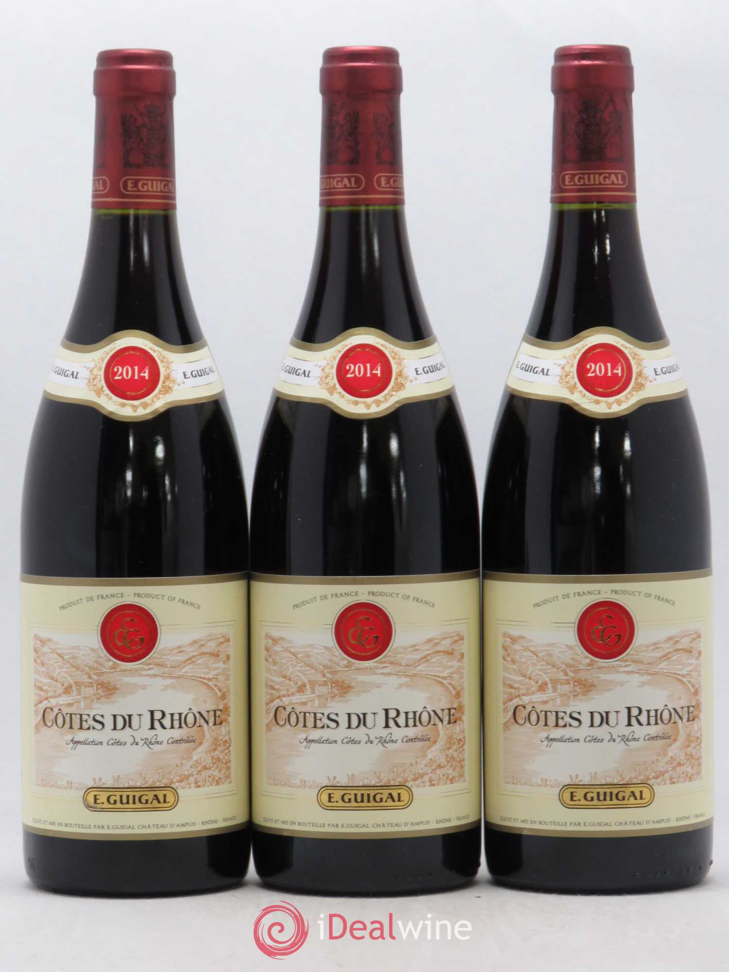 Côtes-du-Rhône Guigal (sans prix de réserve) 2014 - Lot de 6 bouteilles - 1