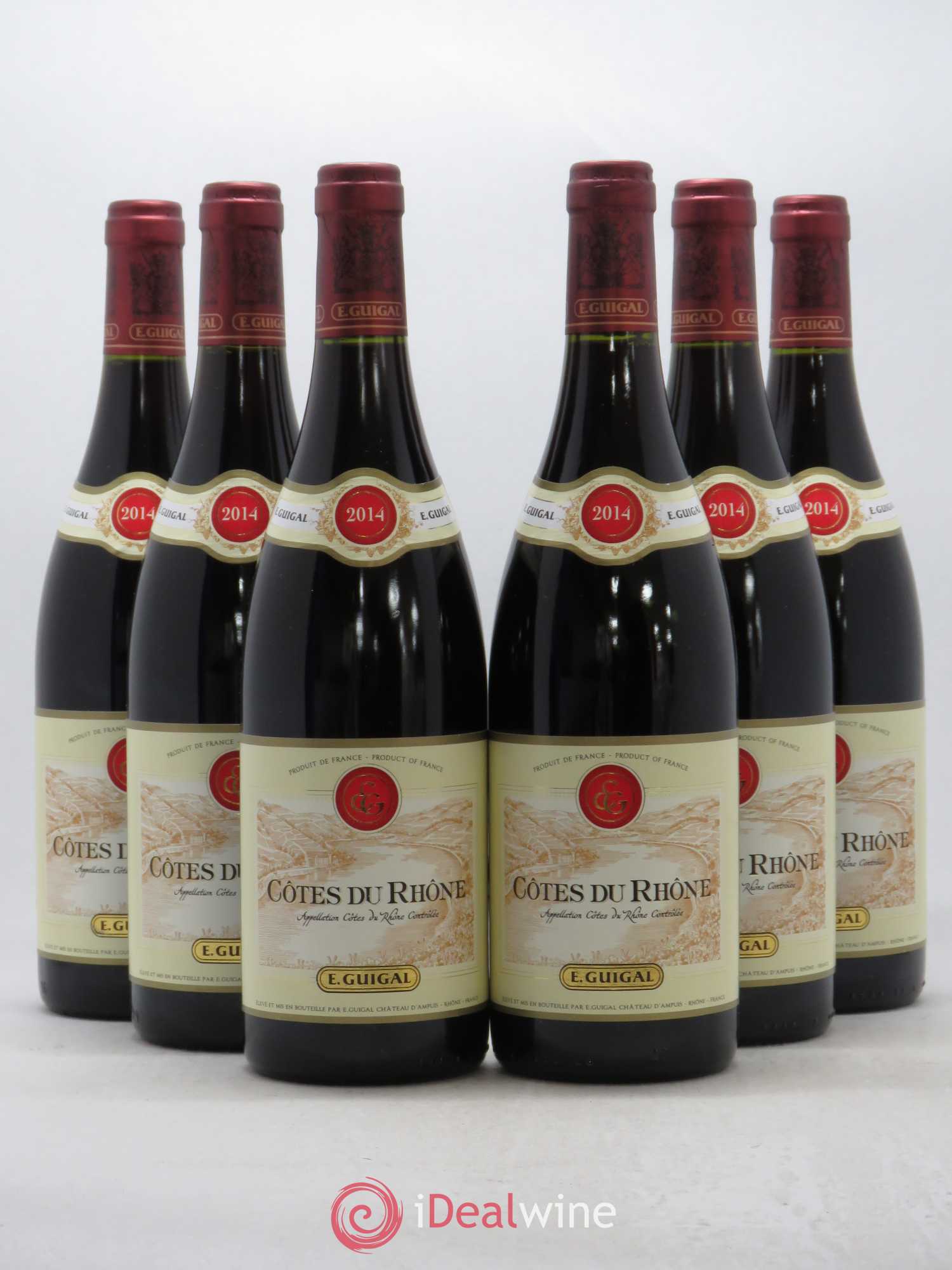 Côtes-du-Rhône Guigal (sans prix de réserve) 2014 - Lot de 6 bouteilles - 0