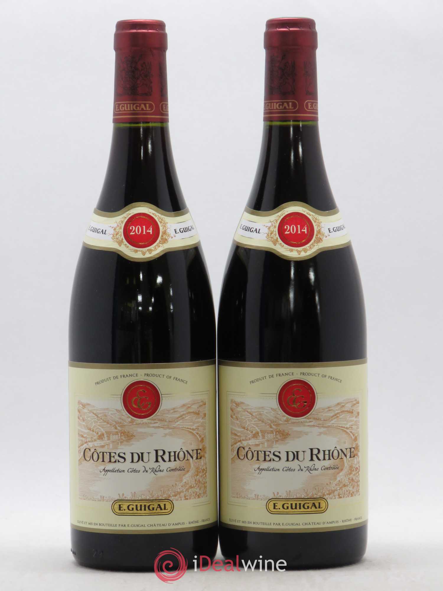 Côtes-du-Rhône Guigal (sans prix de réserve) 2014 - Lot de 2 bouteilles - 0