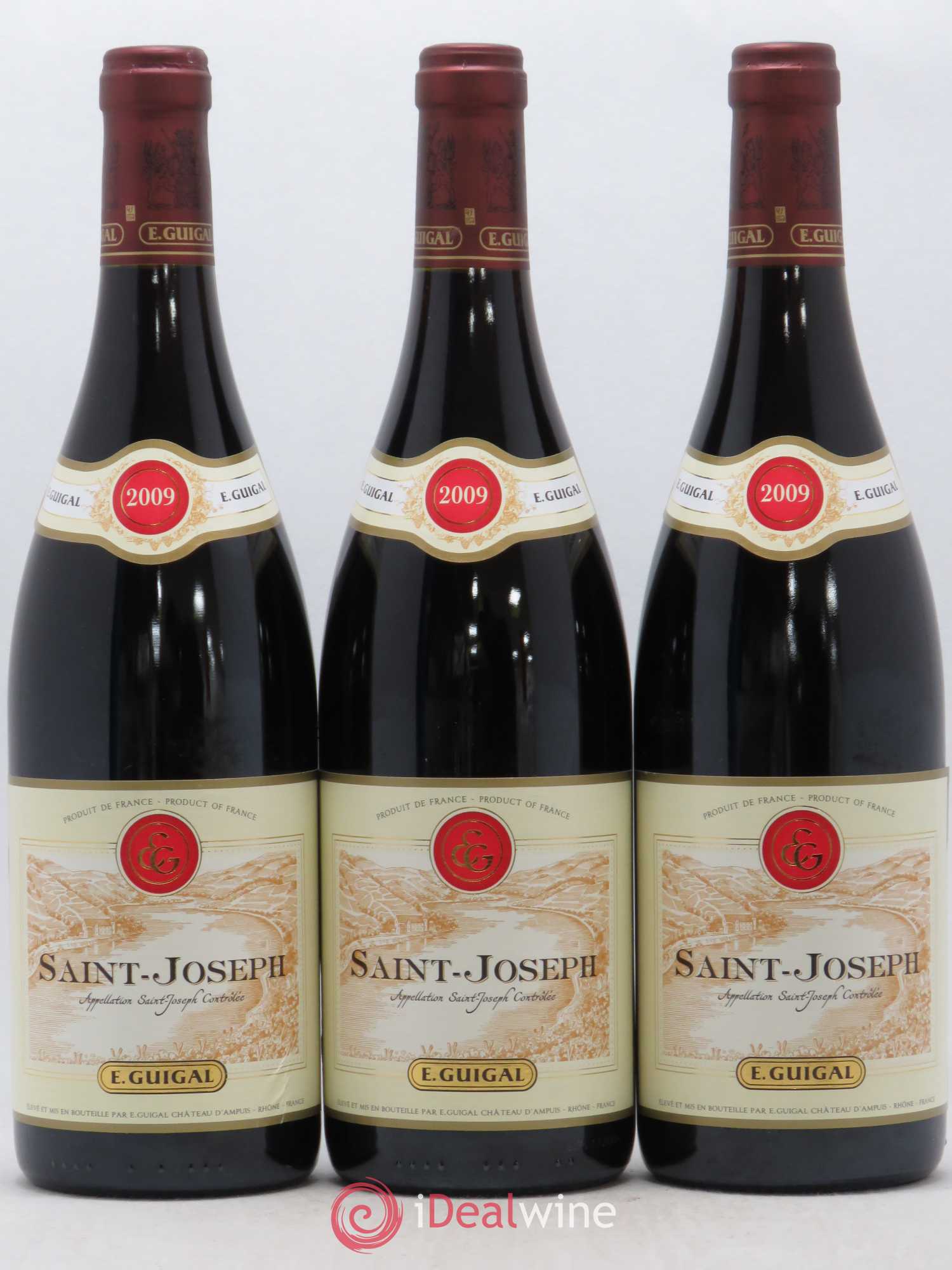 Saint-Joseph Guigal (sans prix de réserve) 2009 - Lot de 6 bouteilles - 1