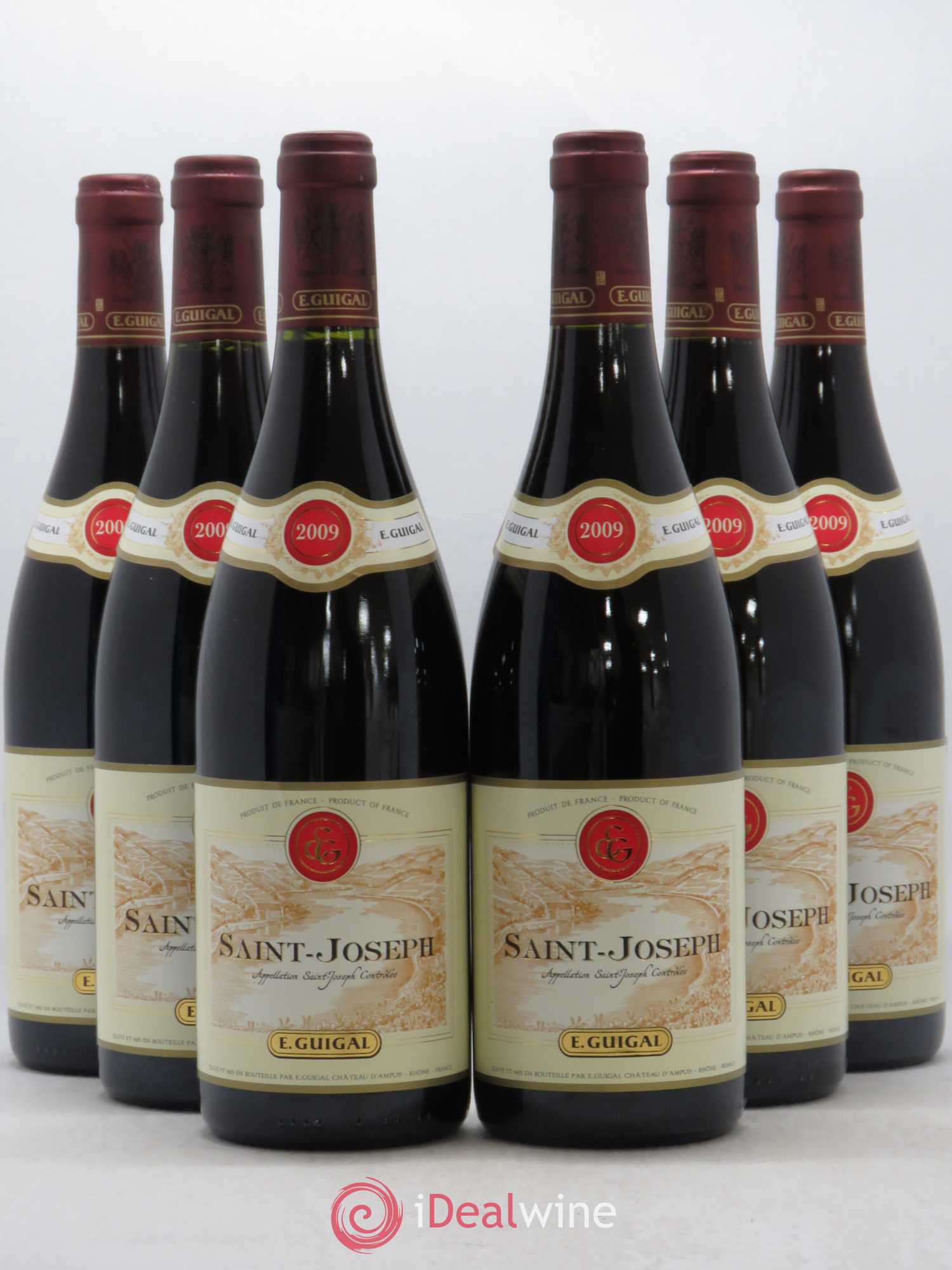 Saint-Joseph Guigal (sans prix de réserve) 2009 - Lot de 6 bouteilles - 0