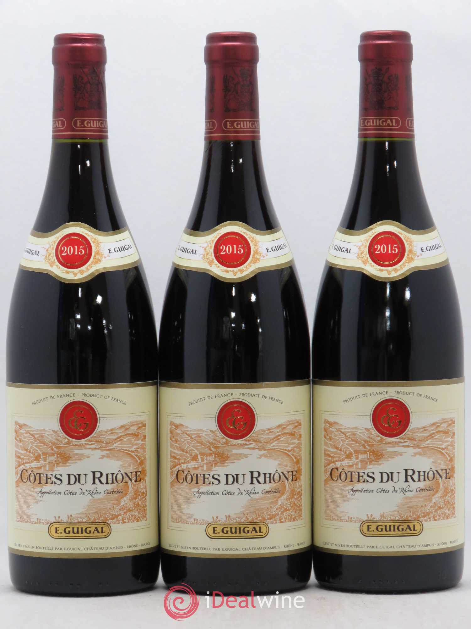 Côtes-du-Rhône Guigal (sans prix de réserve) 2015 - Lot de 6 bouteilles - 2