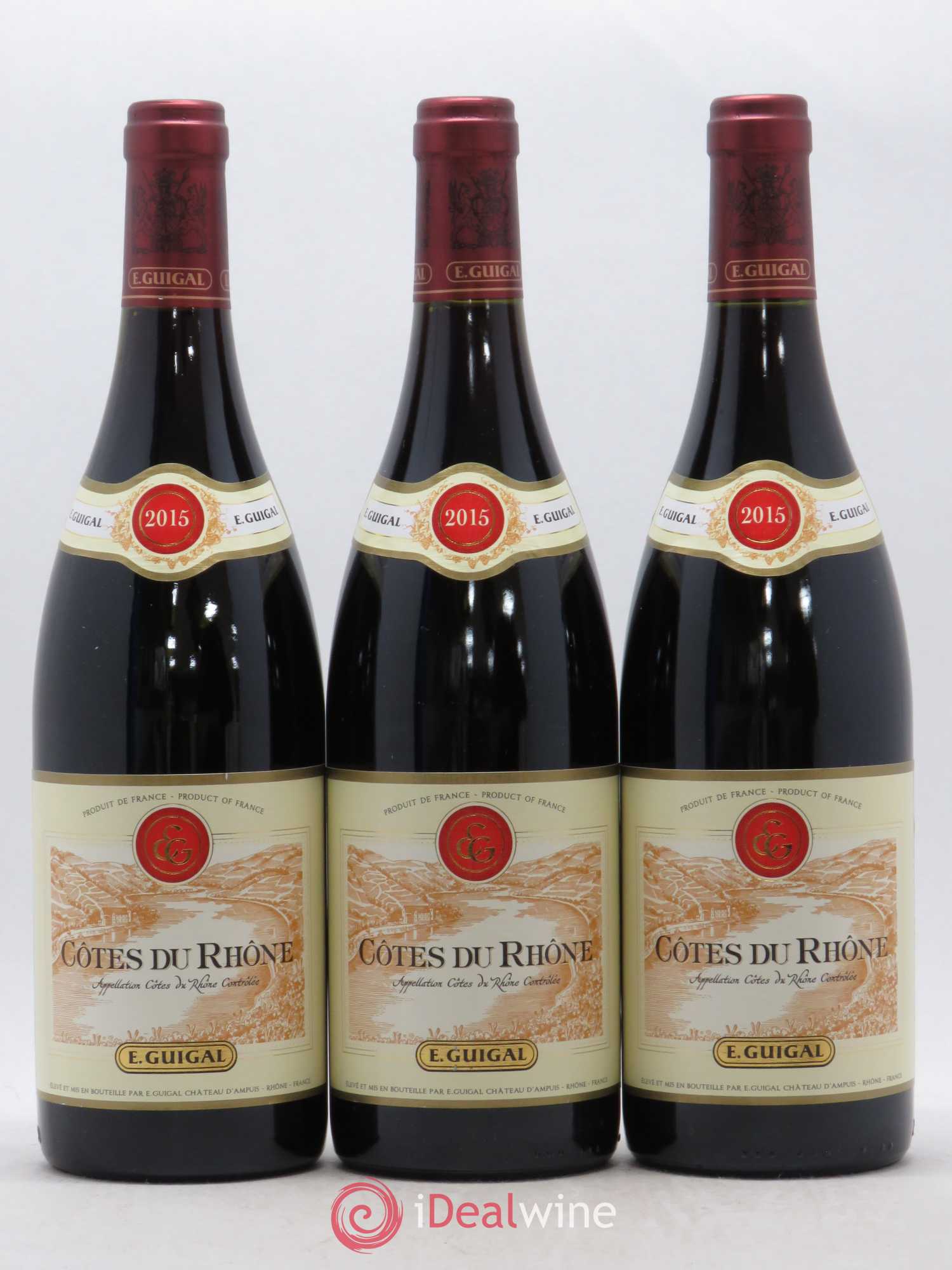 Côtes-du-Rhône Guigal (sans prix de réserve) 2015 - Lot de 6 bouteilles - 2