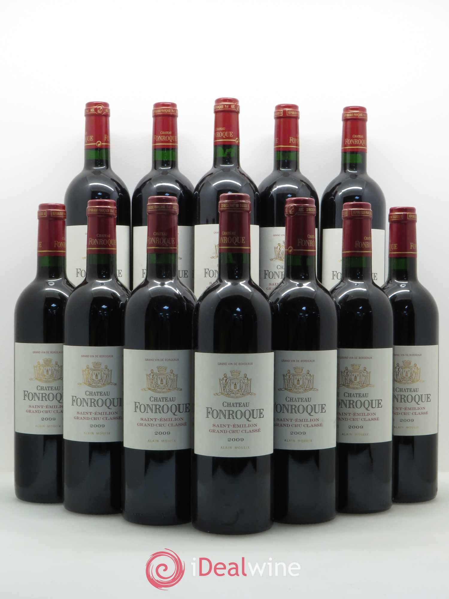 Château Fonroque Grand Cru Classé 2009 - Lot de 12 bouteilles - 0