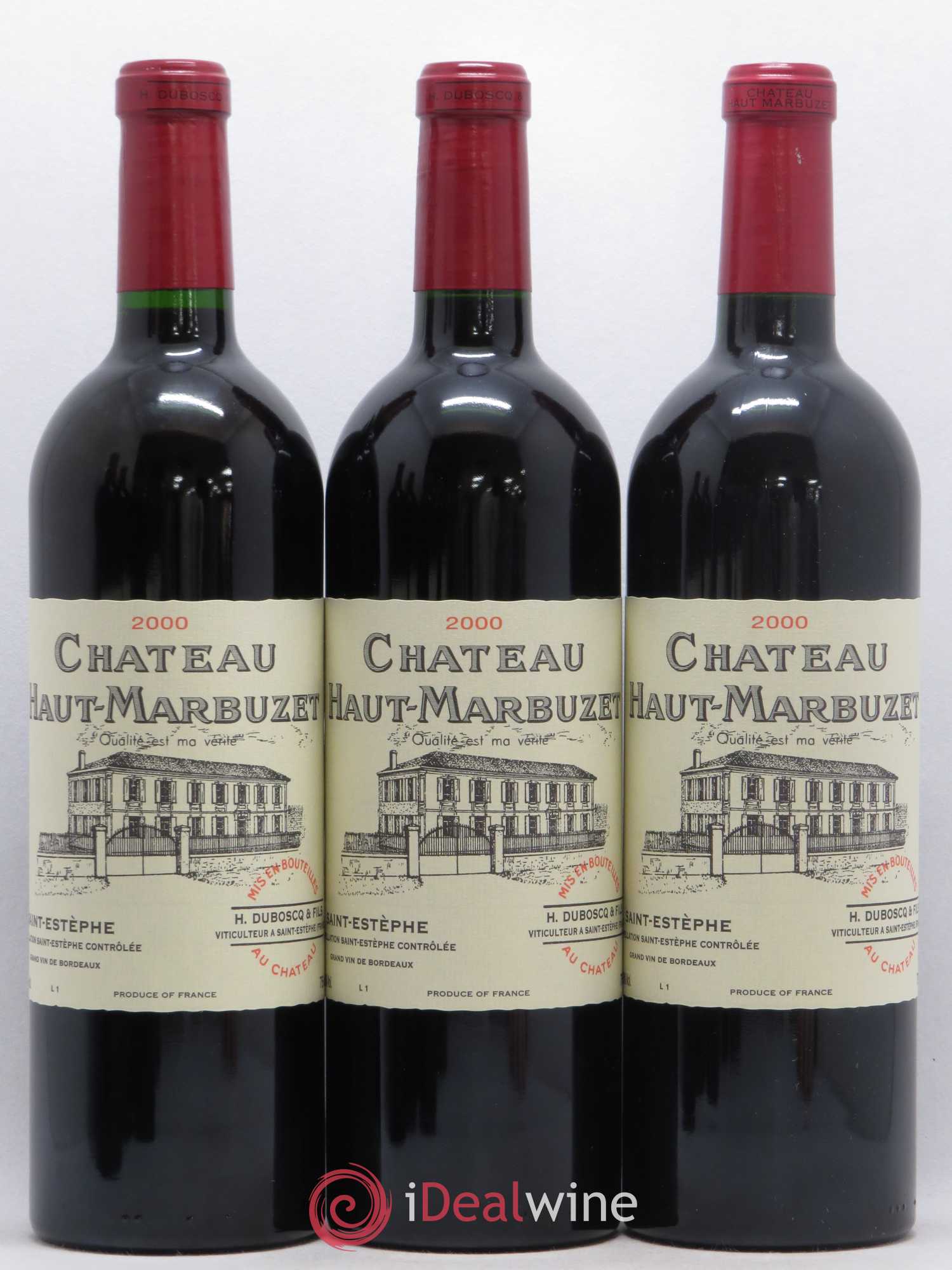 Château Haut Marbuzet 2000 - Lot de 12 bouteilles - 4