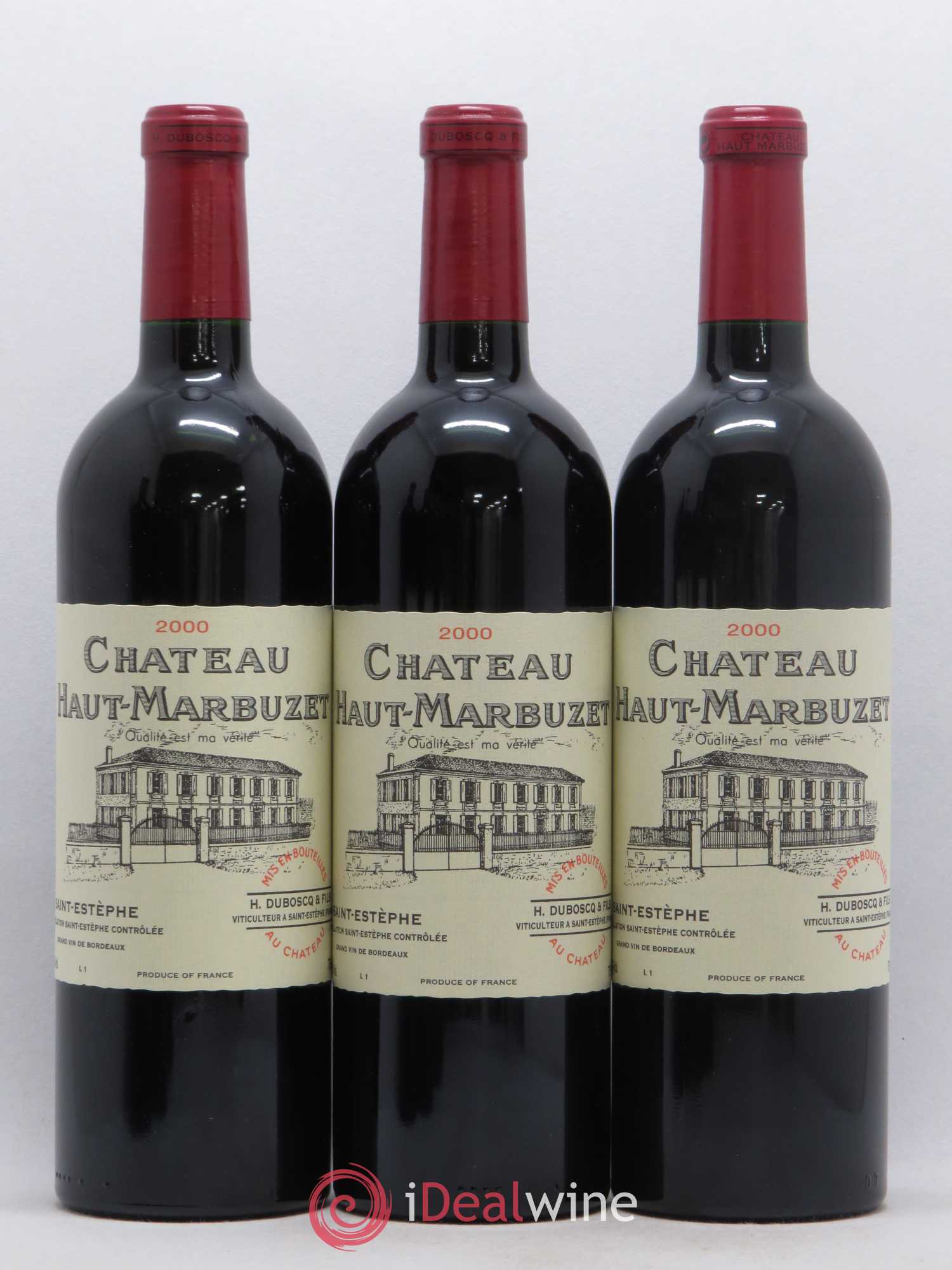 Château Haut Marbuzet 2000 - Lot de 12 bouteilles - 4