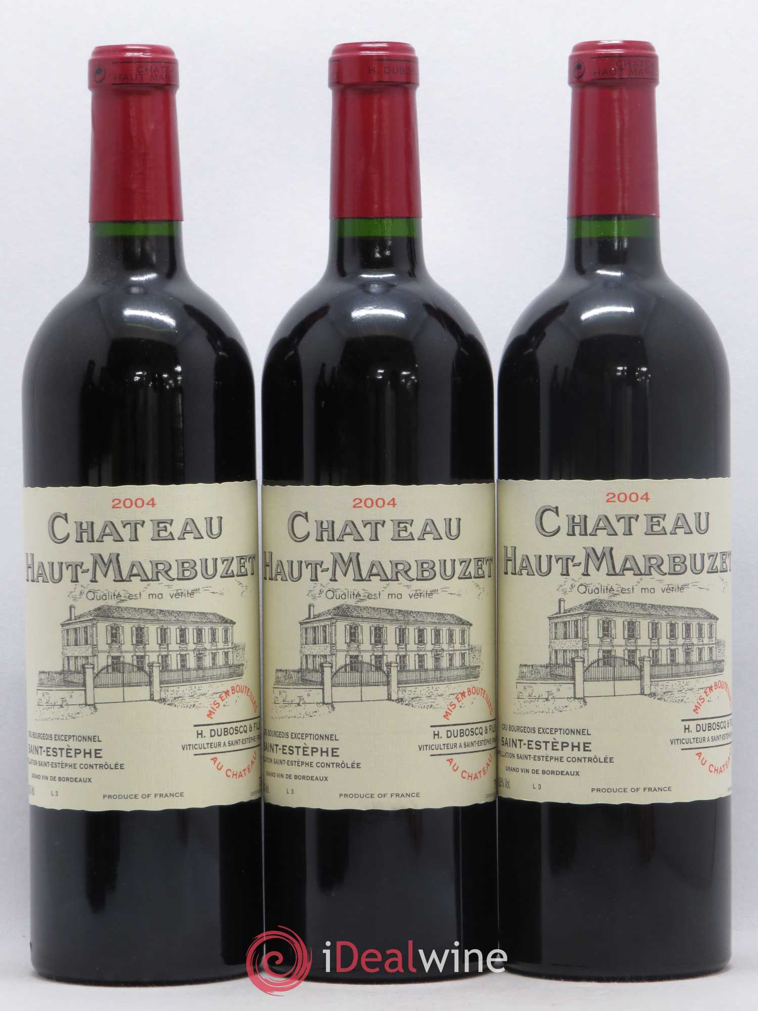 Château Haut Marbuzet 2004 - Lot de 12 bouteilles - 1