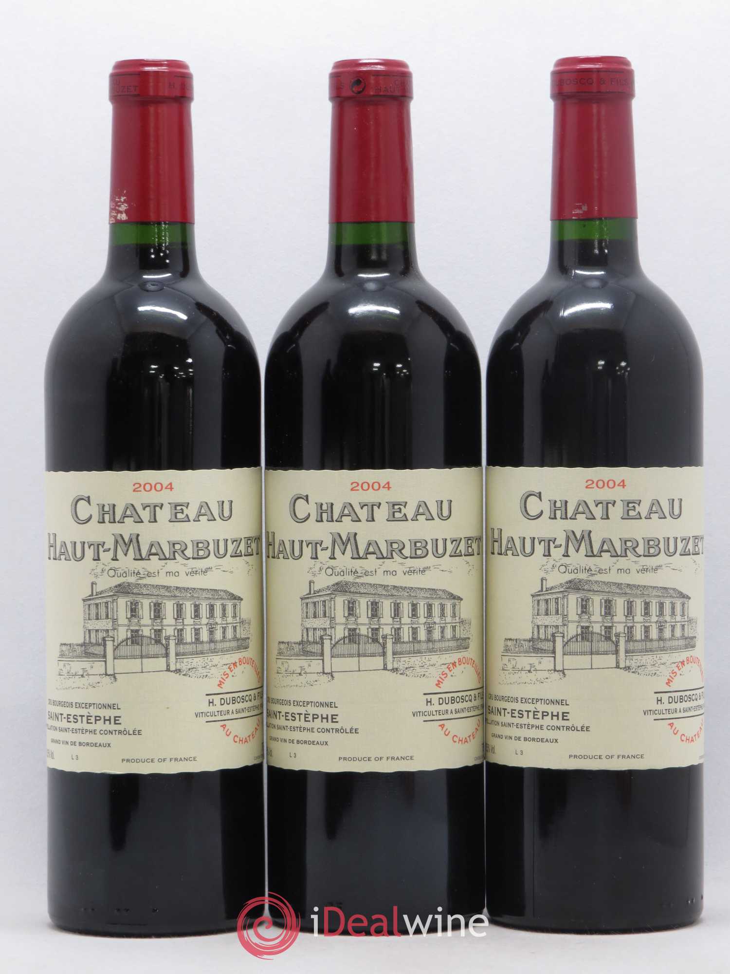 Château Haut Marbuzet 2004 - Lot de 12 bouteilles - 1