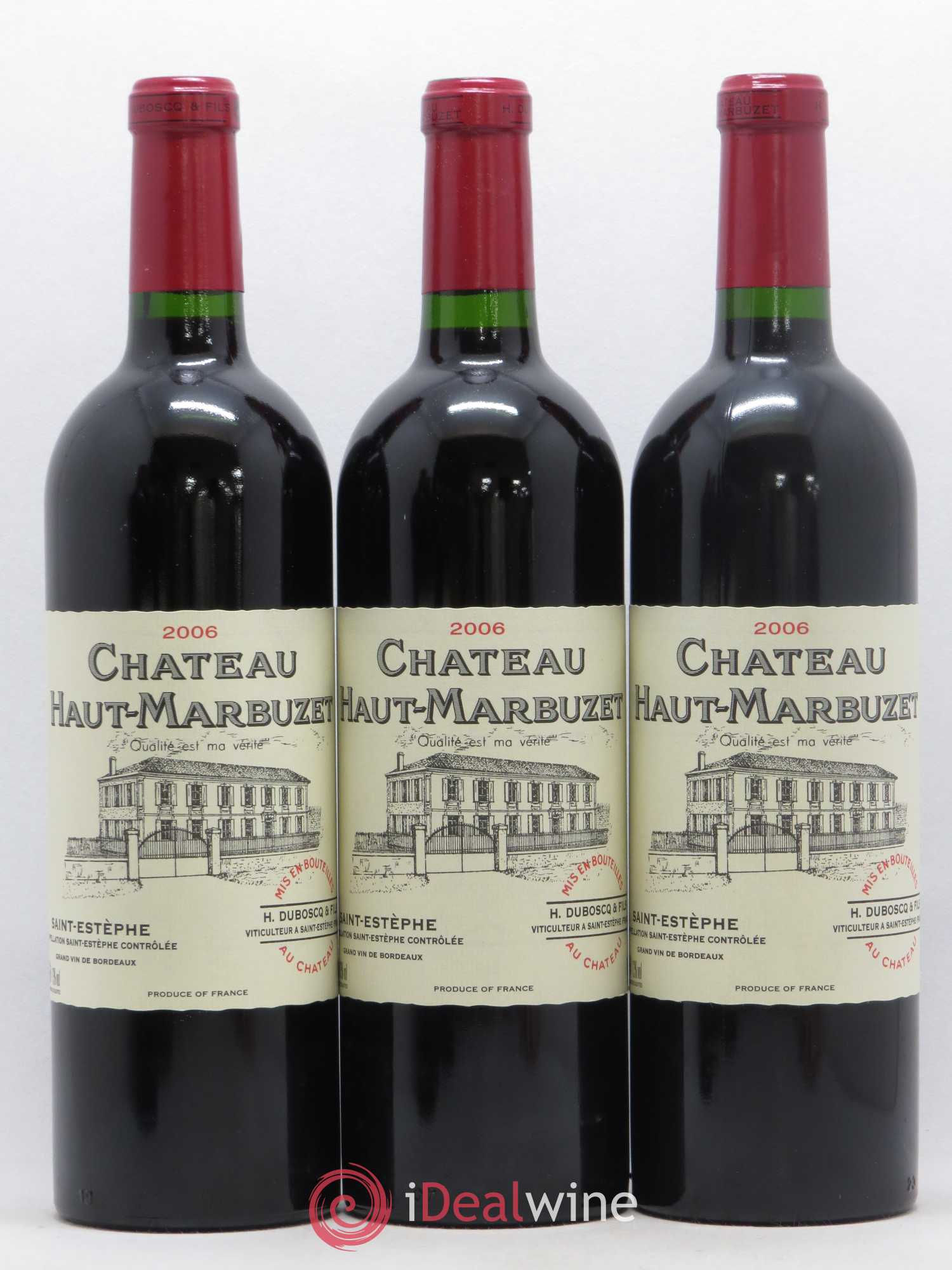 Château Haut Marbuzet 2006 - Lot de 12 bouteilles - 2