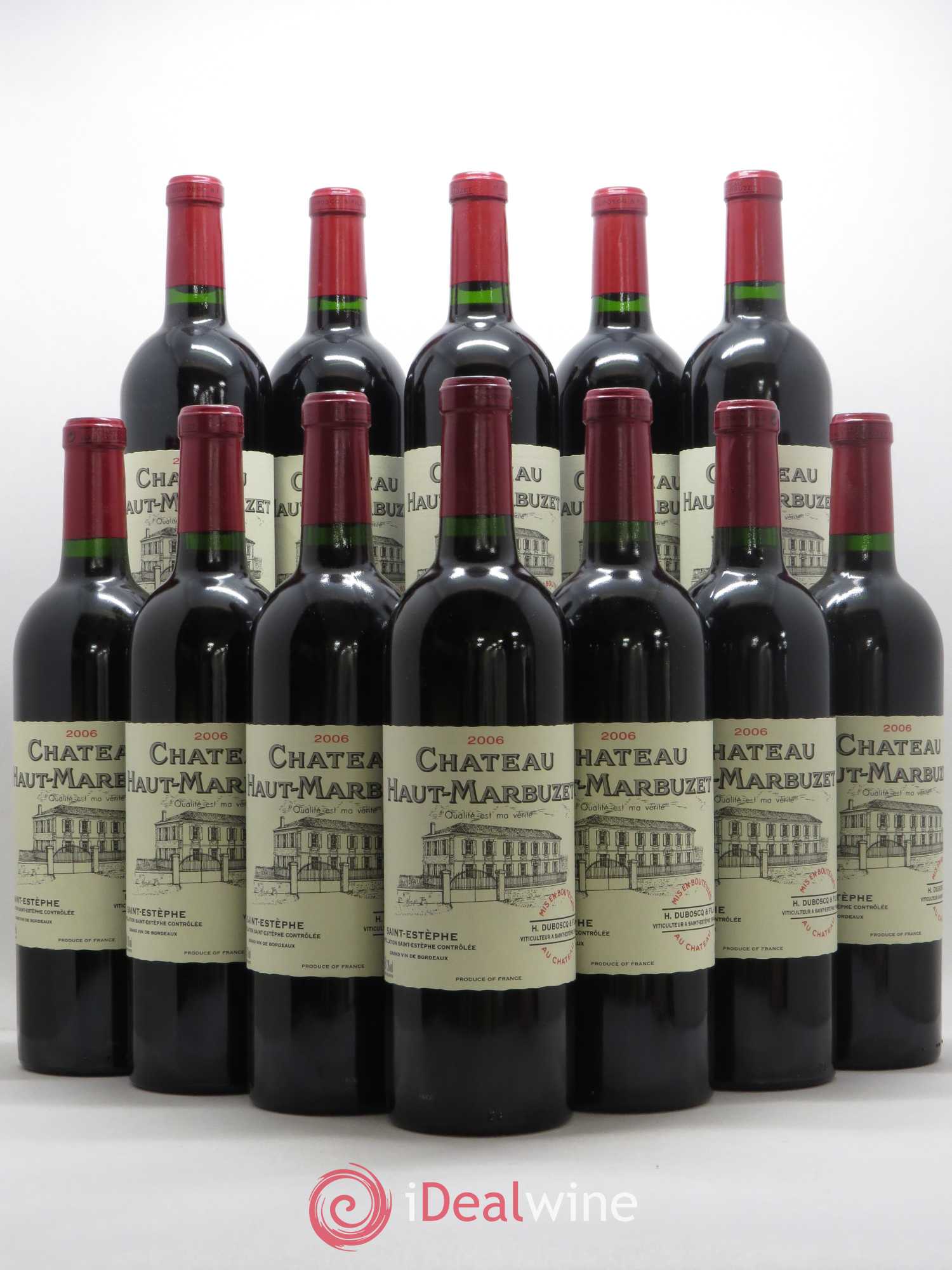 Château Haut Marbuzet 2006 - Lot de 12 bouteilles - 0