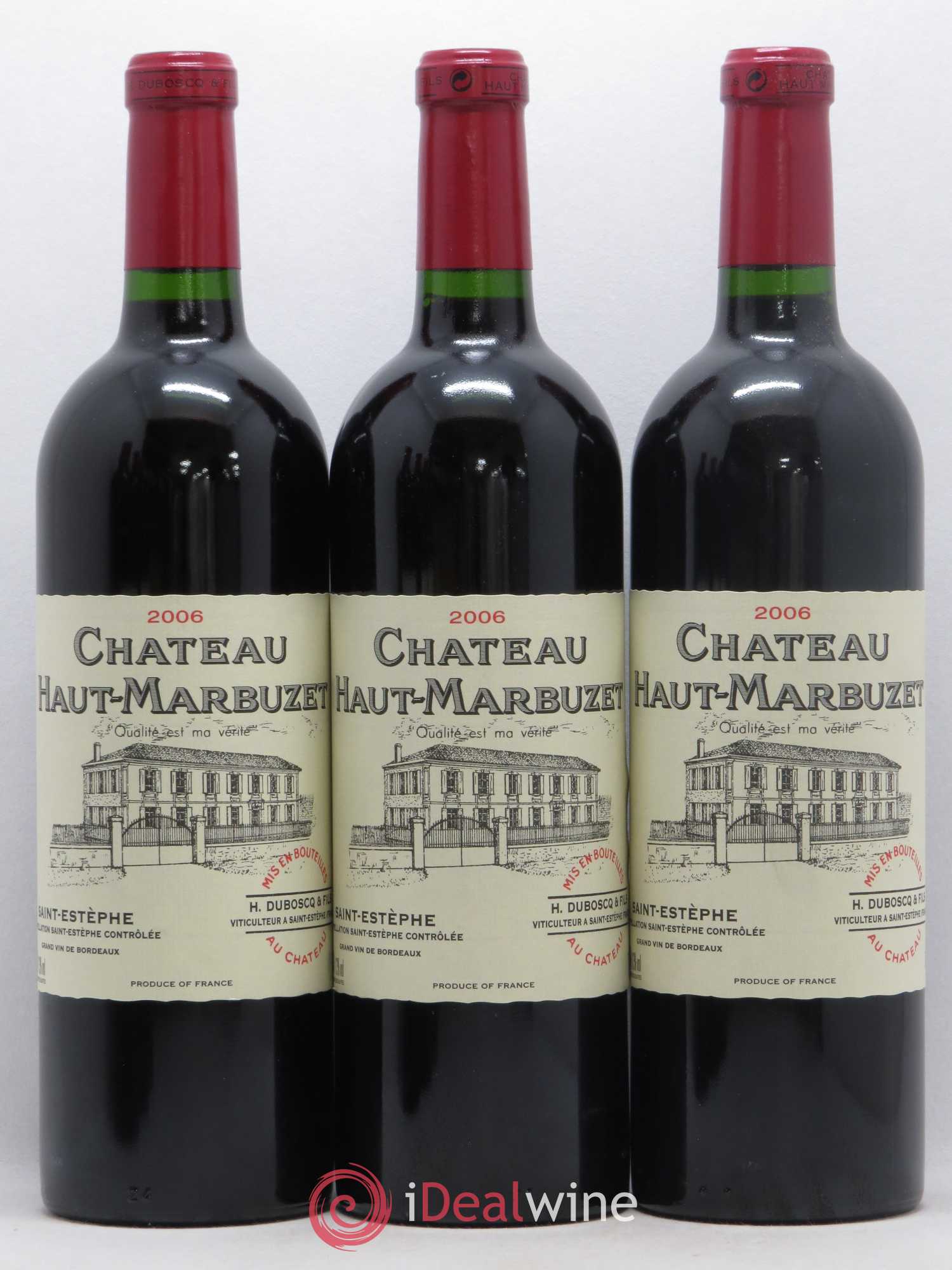 Château Haut Marbuzet 2006 - Lot de 12 bouteilles - 1