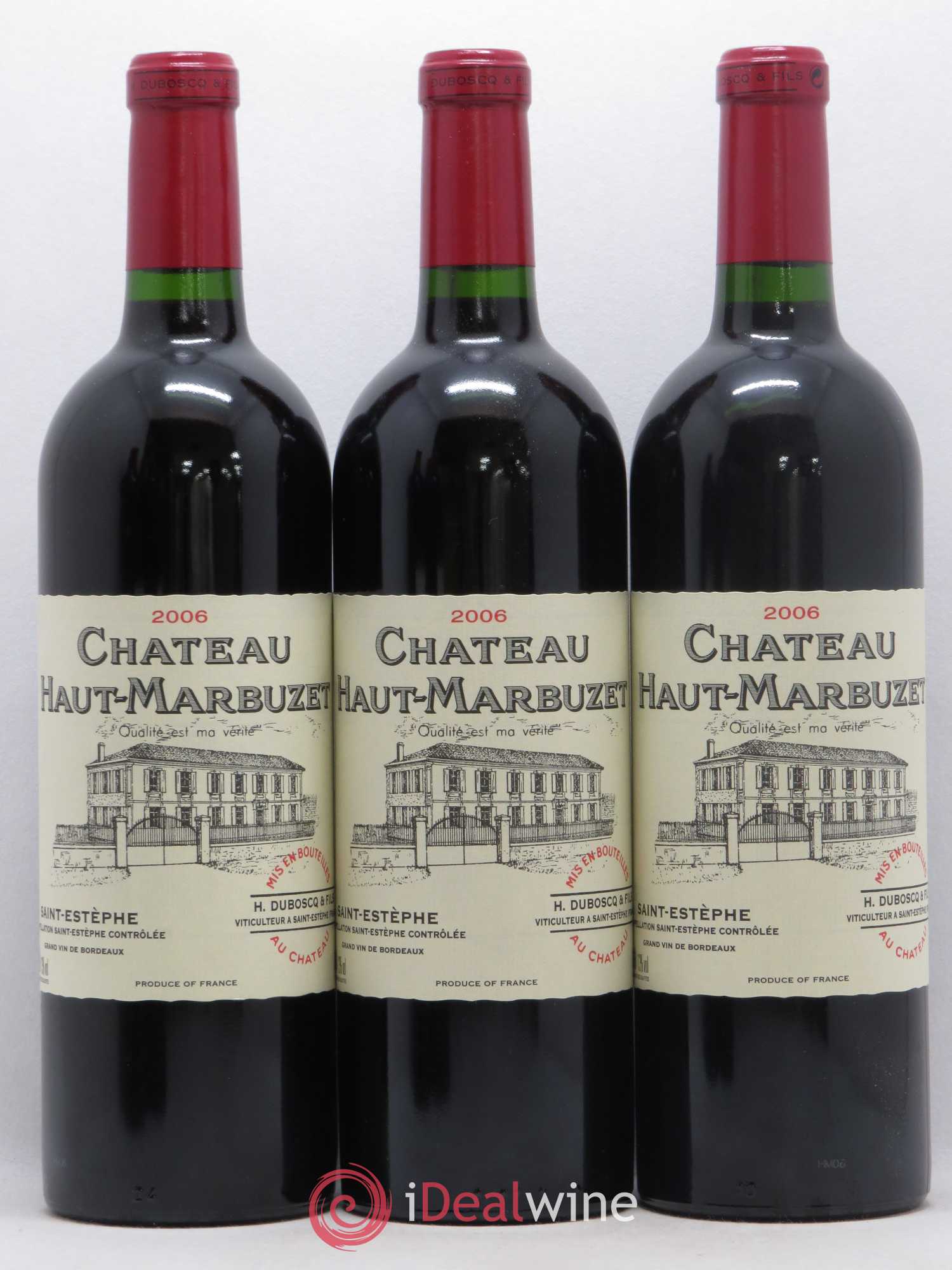 Château Haut Marbuzet 2006 - Lot de 12 bouteilles - 3