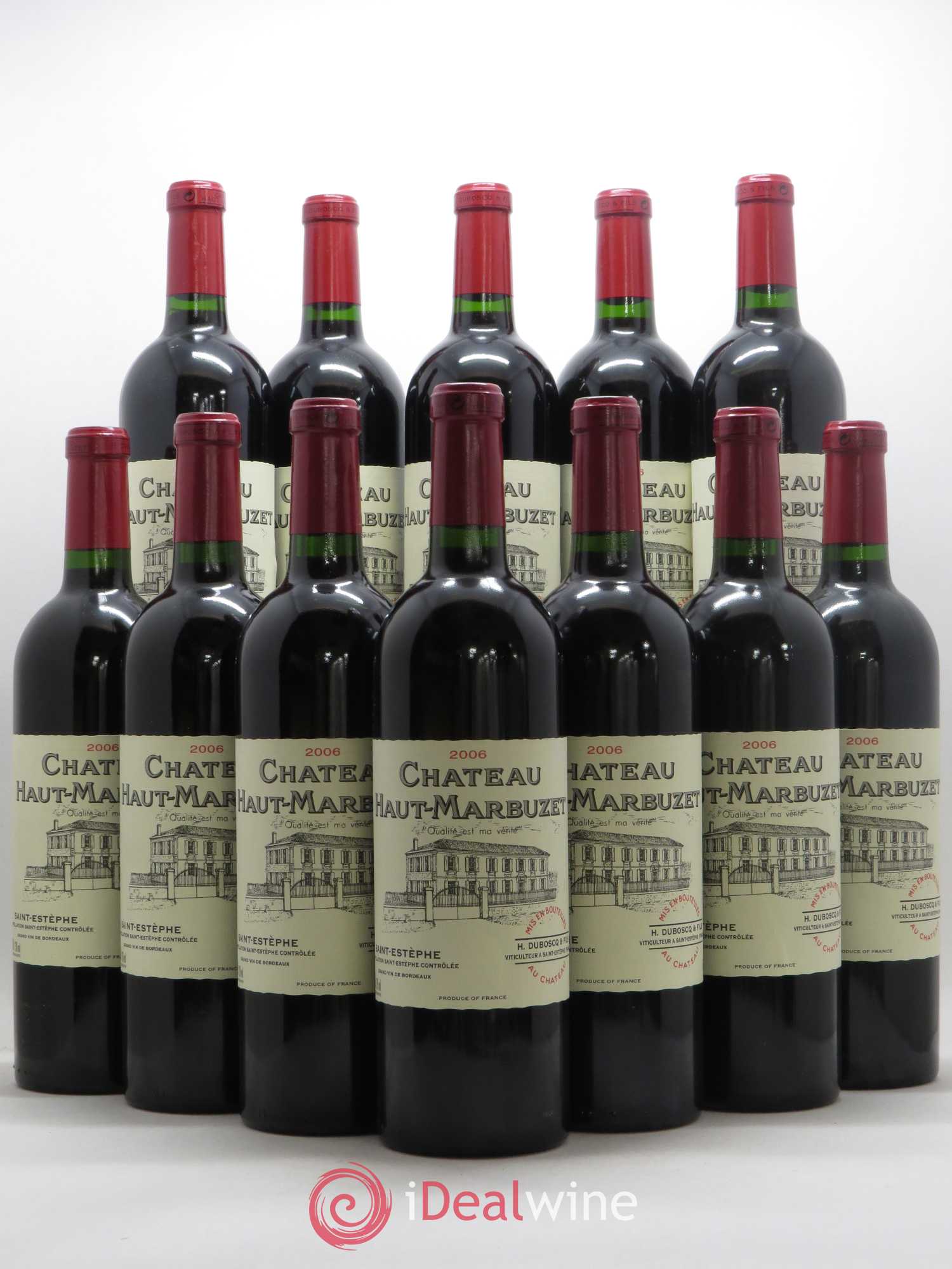 Château Haut Marbuzet 2006 - Lot de 12 bouteilles - 0
