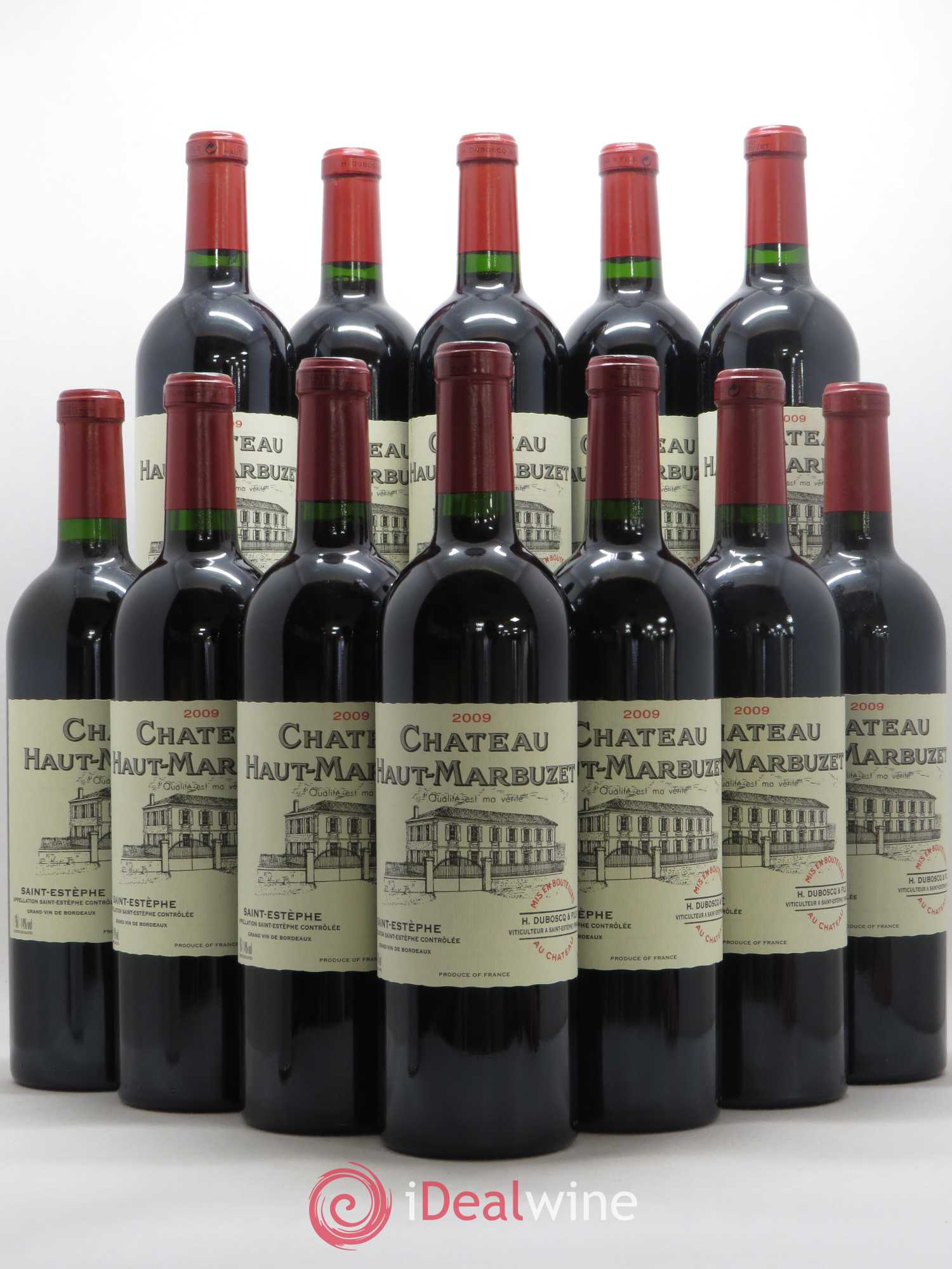 Château Haut Marbuzet 2009 - Lot de 12 bouteilles - 0