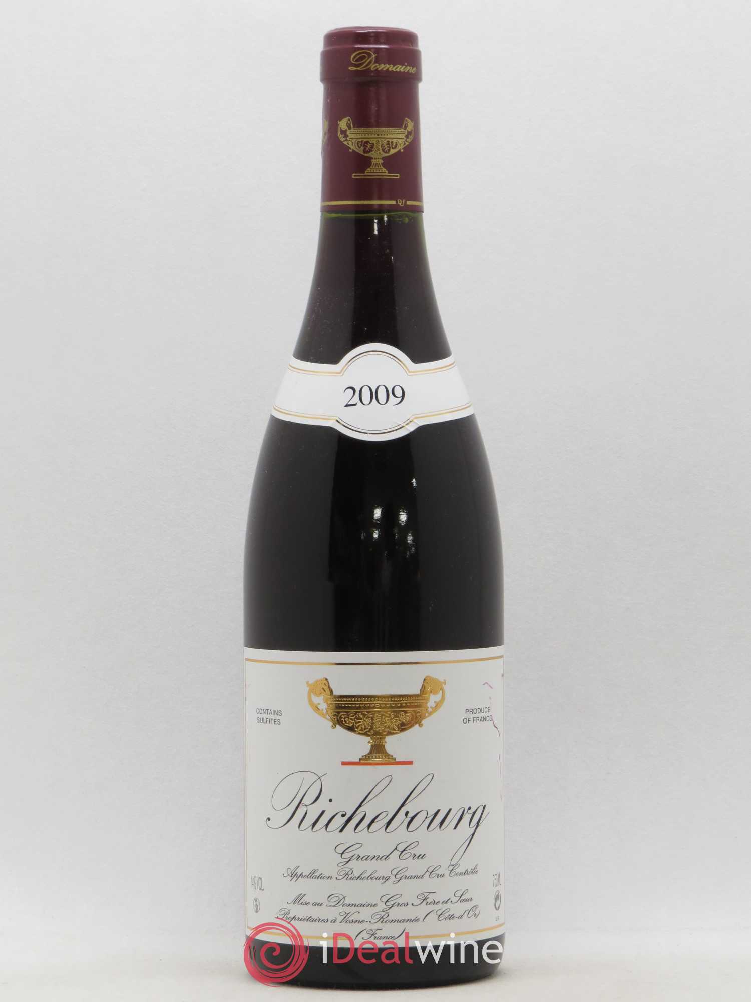 Richebourg Grand Cru Gros Frère & Soeur 2009 - Lot de 1 bouteille - 0