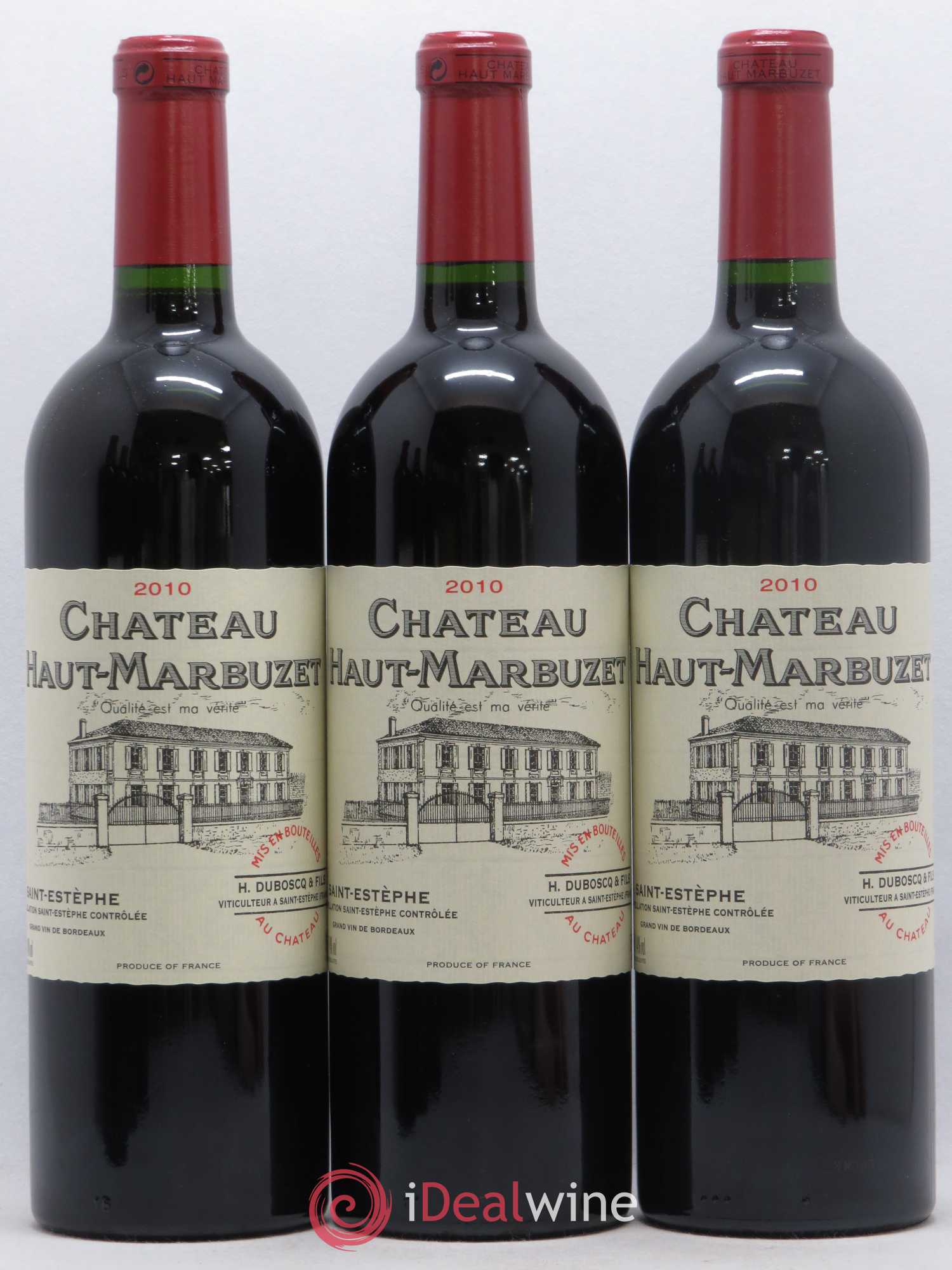 Château Haut Marbuzet 2010 - Lot de 12 bouteilles - 2