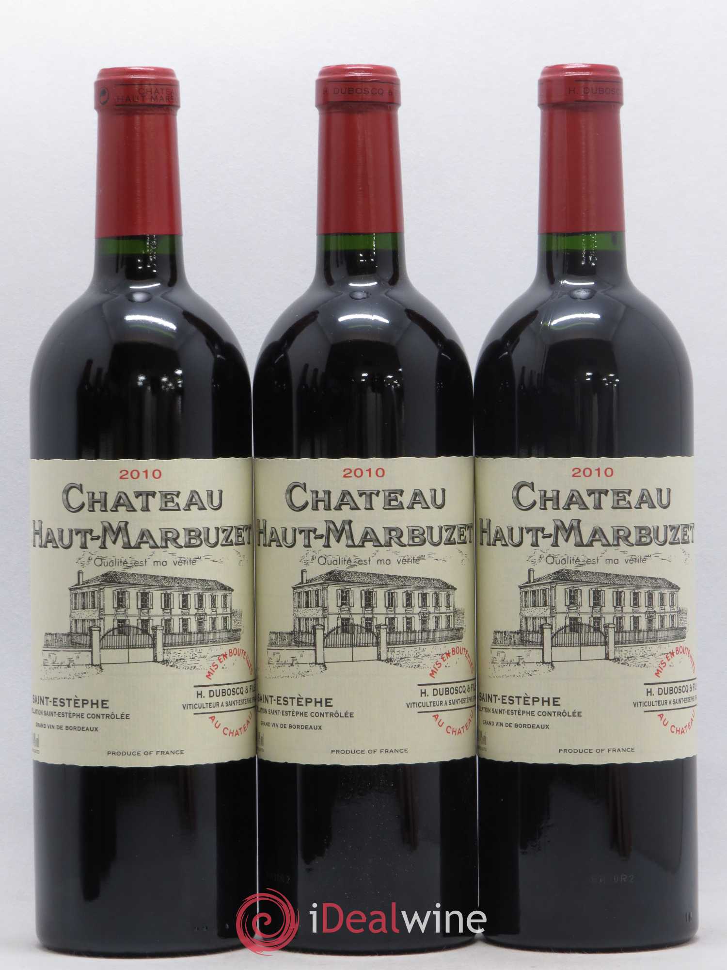Château Haut Marbuzet 2010 - Lot de 12 bouteilles - 1