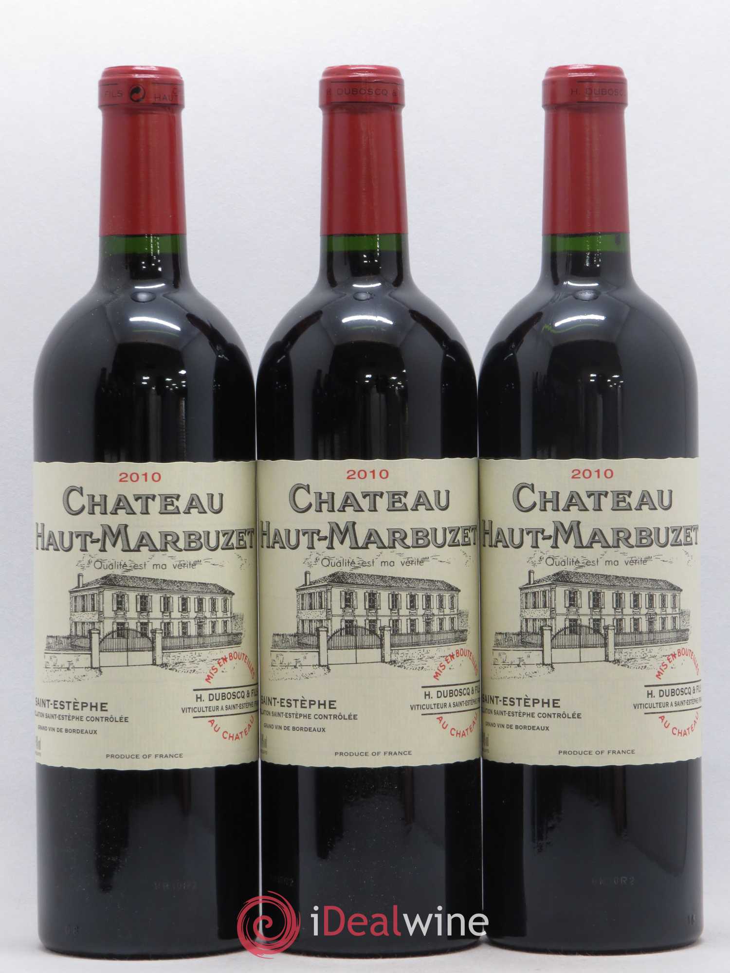 Château Haut Marbuzet 2010 - Lot de 12 bouteilles - 2