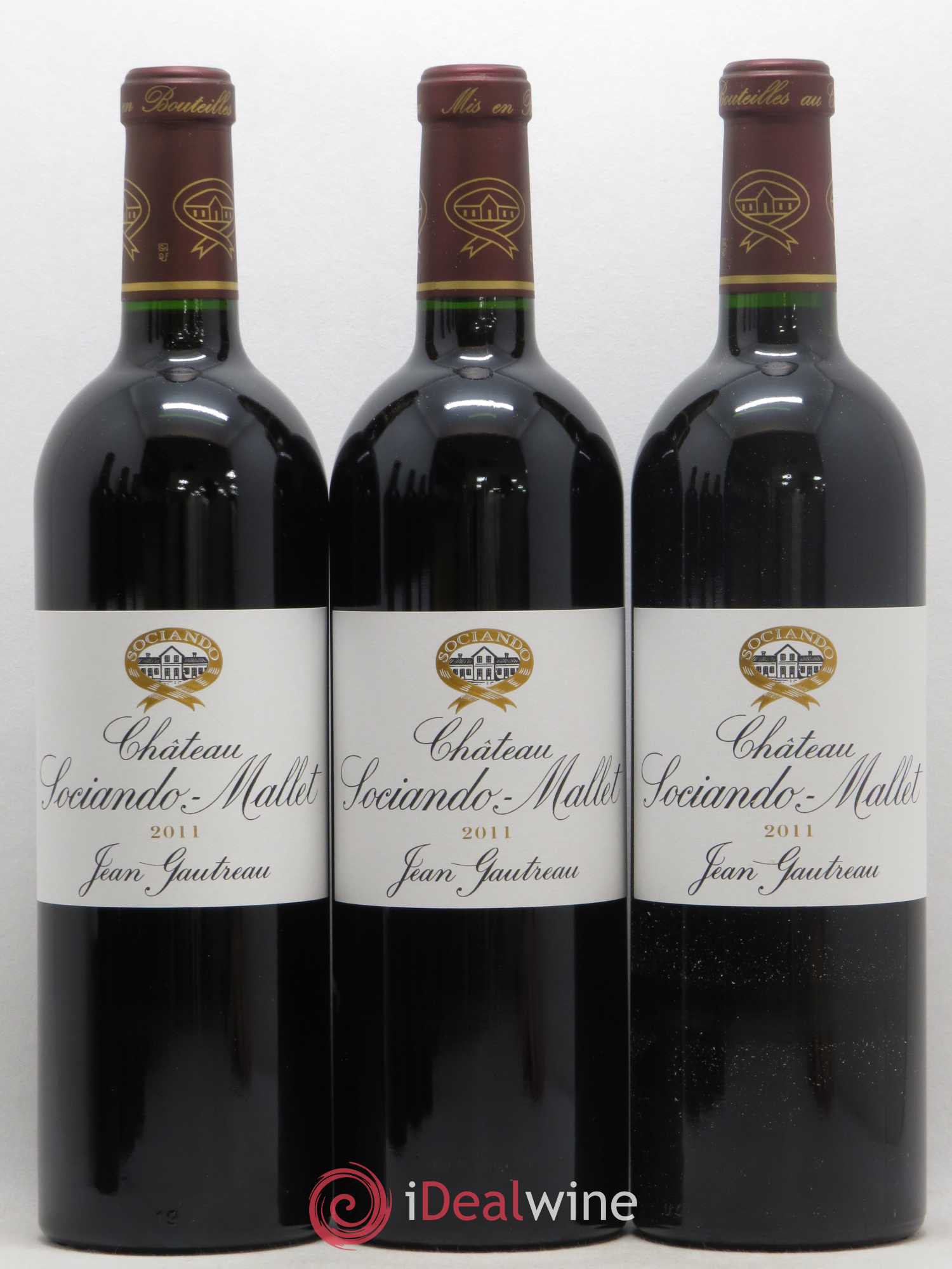 Château Sociando Mallet 2011 - Lot de 6 bouteilles - 1