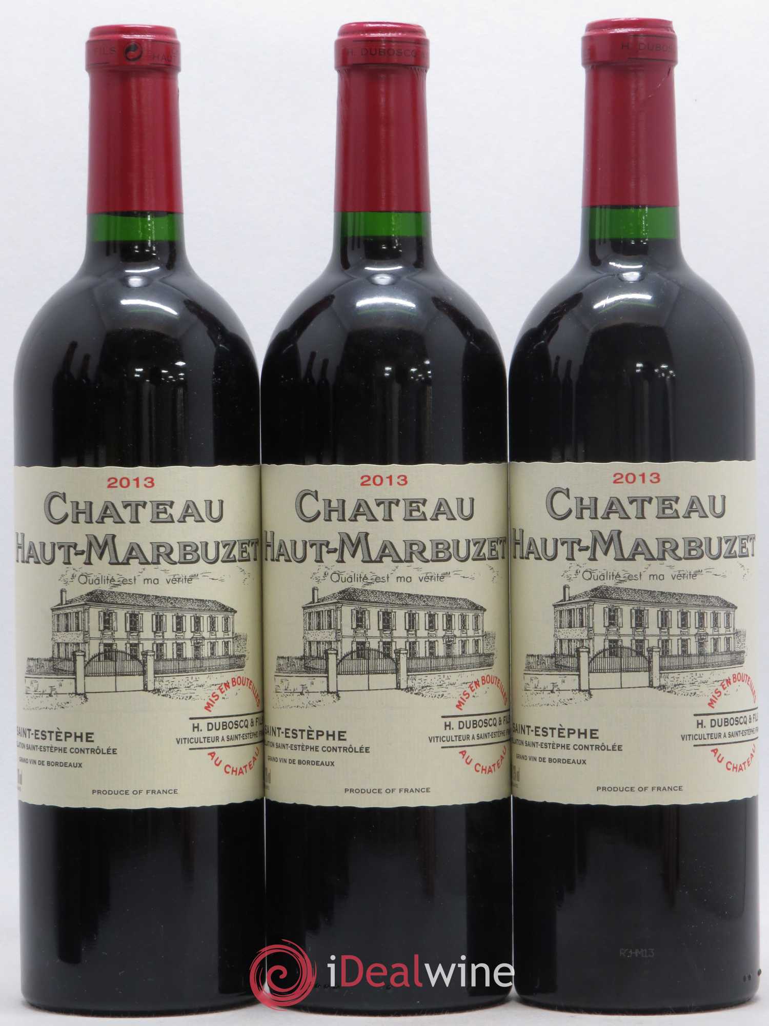 Château Haut Marbuzet 2013 - Lot de 12 bouteilles - 1