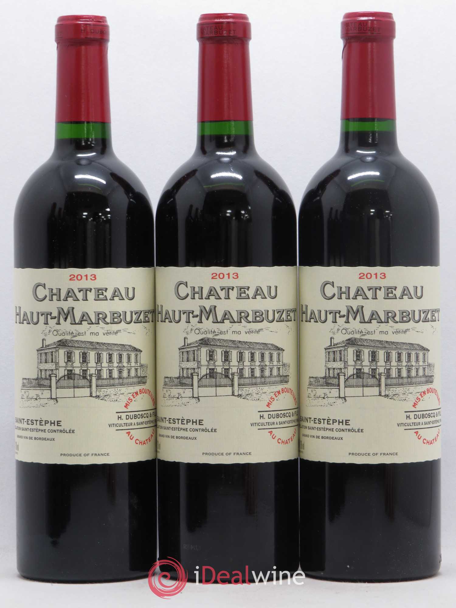 Château Haut Marbuzet 2013 - Lot de 12 bouteilles - 1