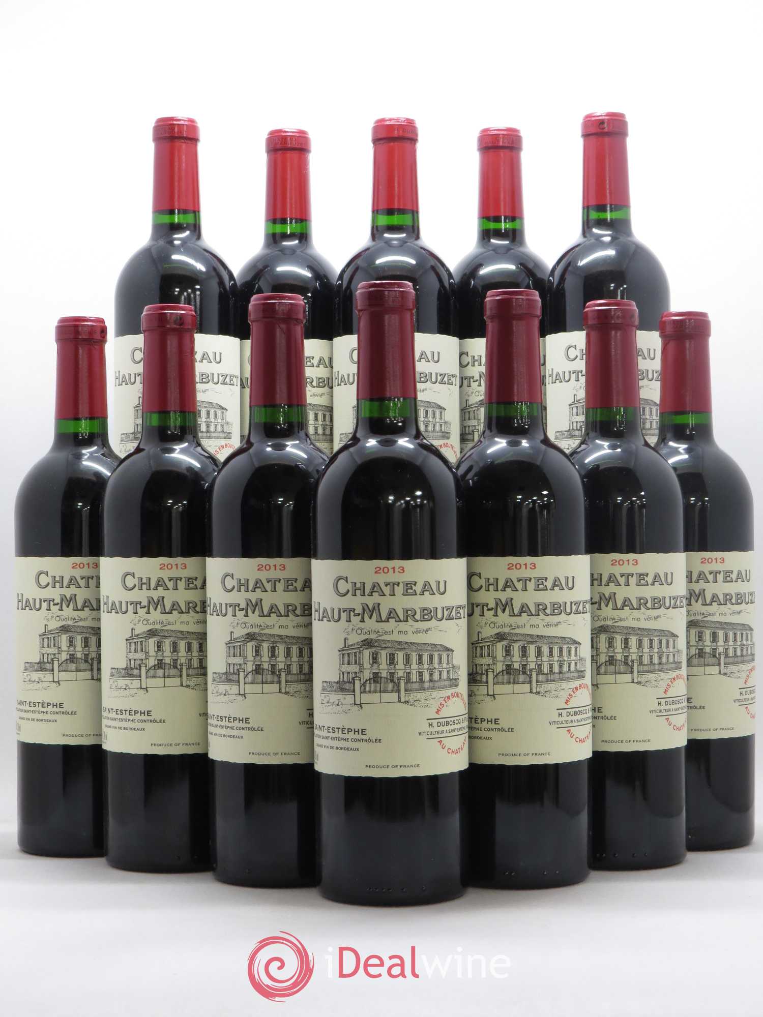 Château Haut Marbuzet 2013 - Lot de 12 bouteilles - 0