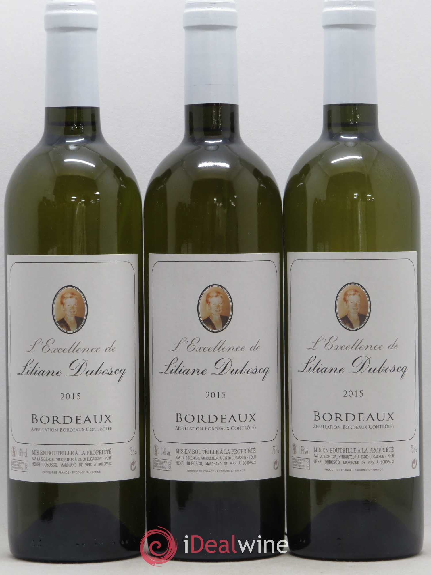 Bordeaux L'Excellence de Liliane Duboscq (sans prix de réserve) 2015 - Posten von 12 Flaschen - 1
