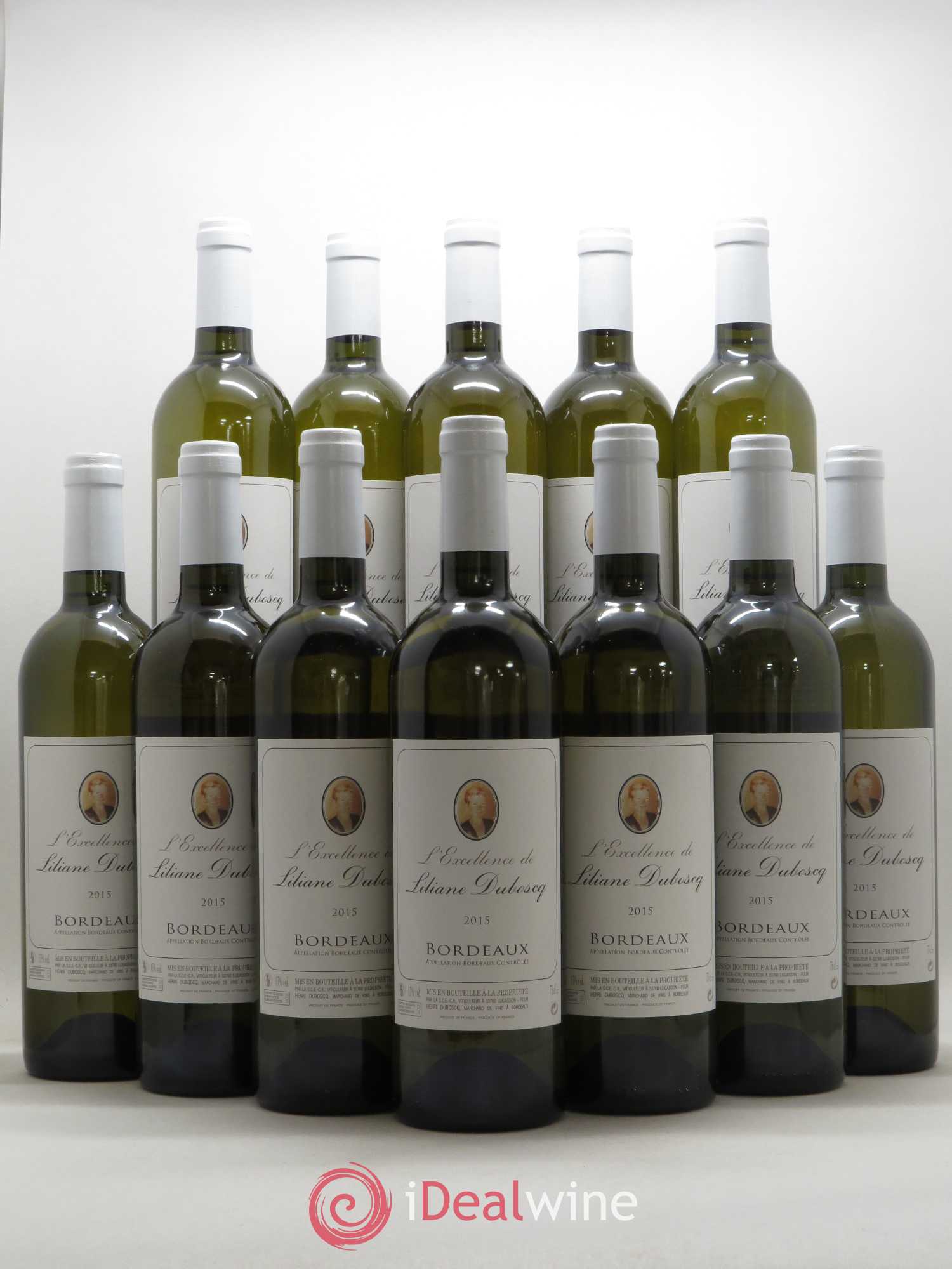 Bordeaux L'Excellence de Liliane Duboscq (sans prix de réserve) 2015 - Posten von 12 Flaschen - 0