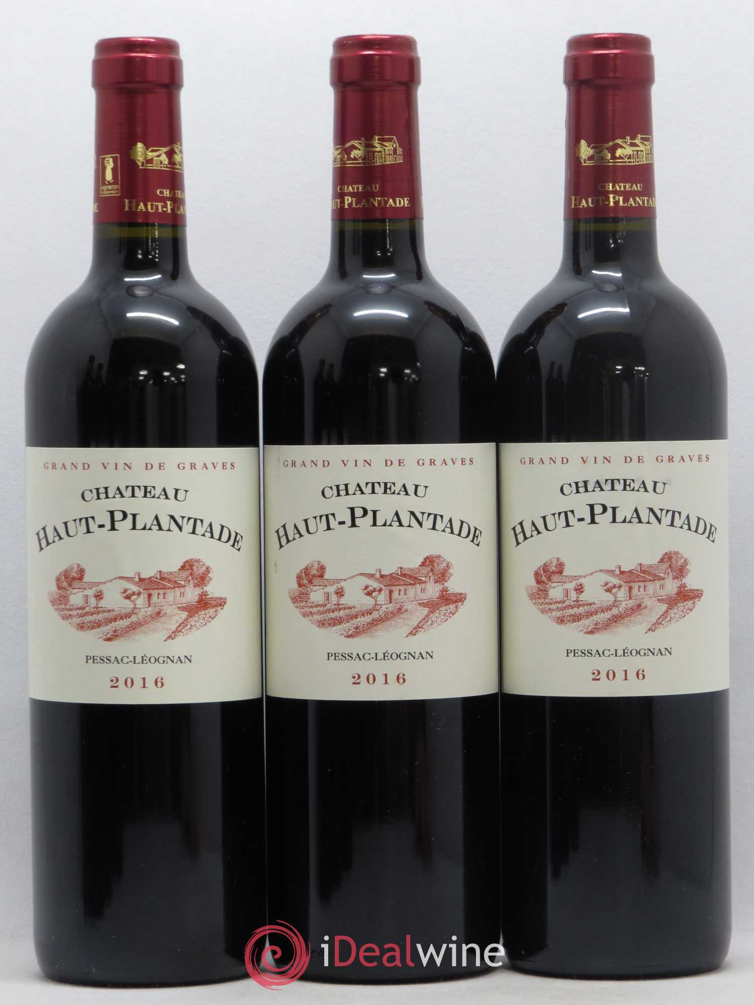 Pessac-Léognan Château Haut Plantade (no reserve) 2016 - Lot of 12 bottles - 2