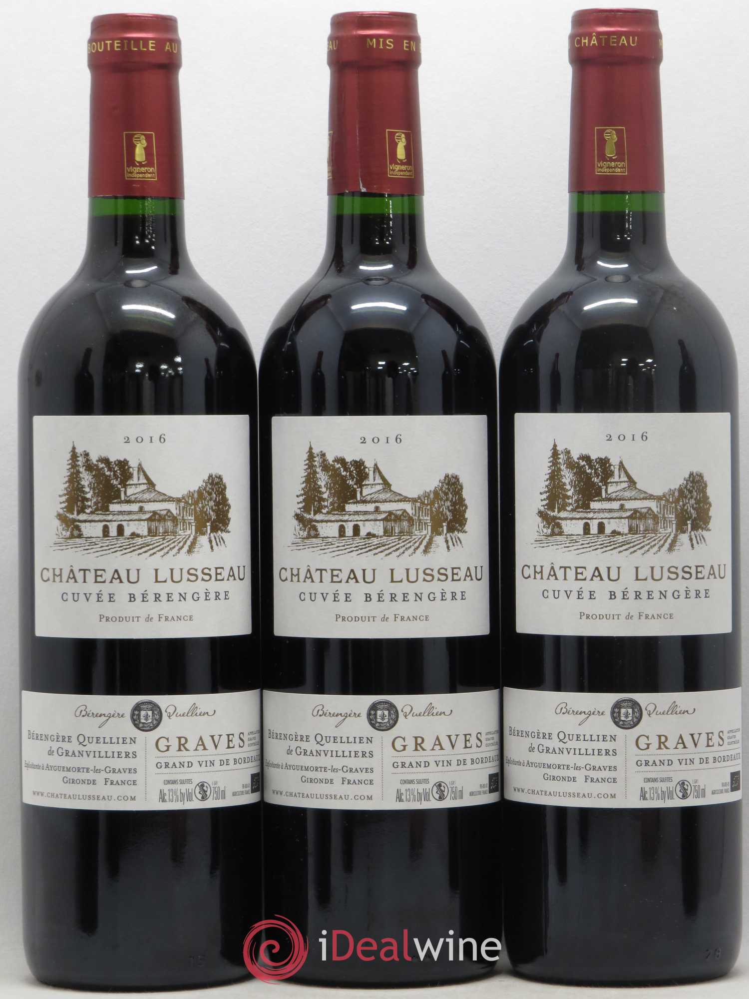 Graves Château Lusseau cuvée Bérengère (sans prix de réserve) 2016 - Posten von 12 Flaschen - 2