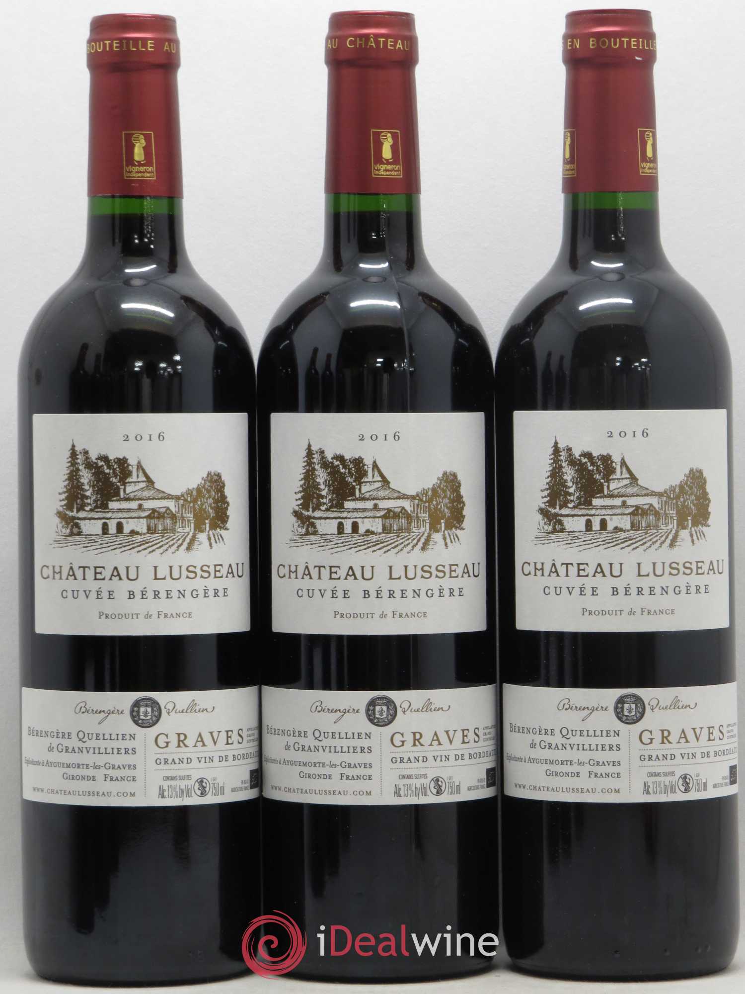 Graves Château Lusseau cuvée Bérengère (sans prix de réserve) 2016 - Posten von 12 Flaschen - 3