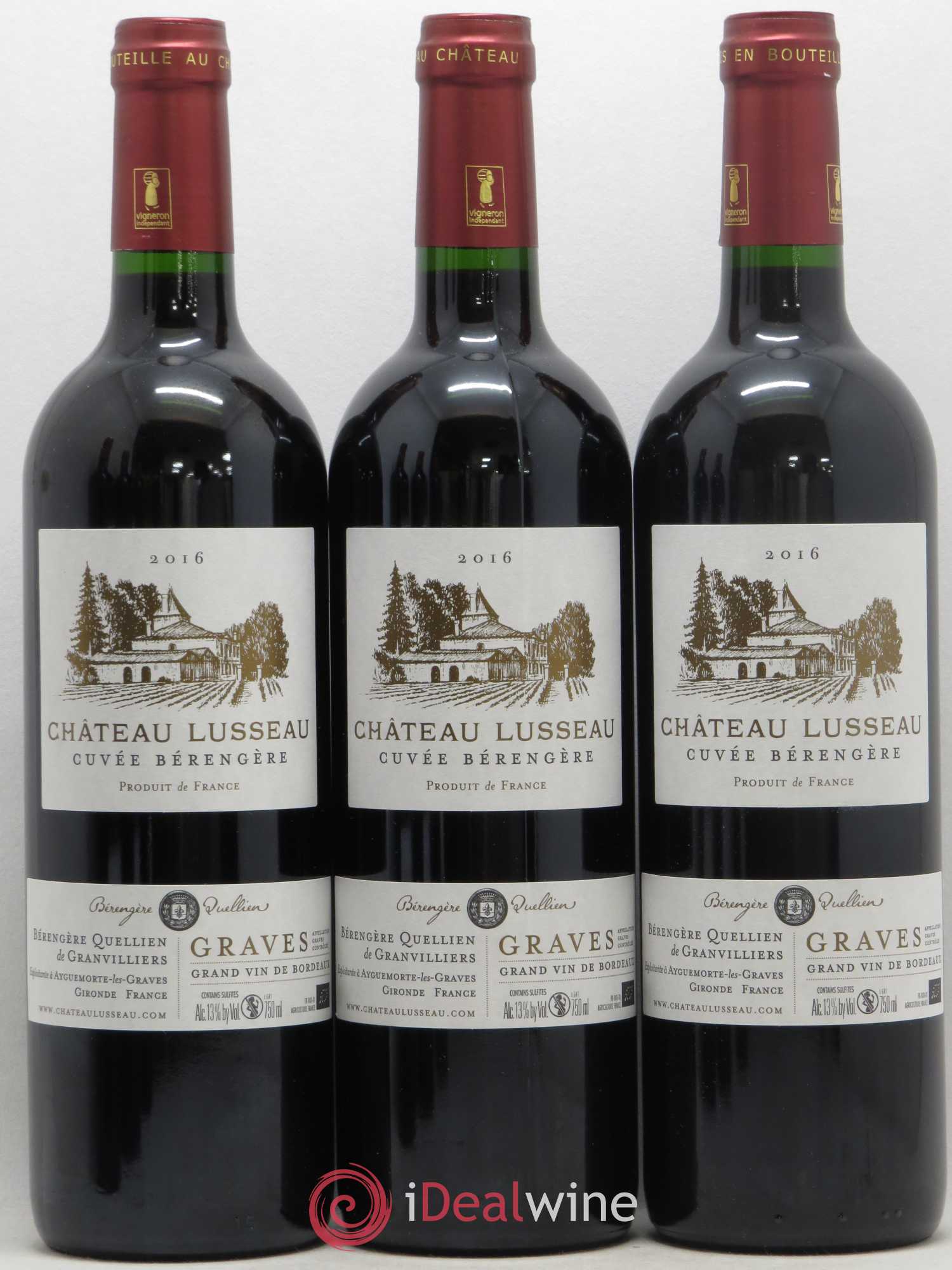 Graves Château Lusseau cuvée Bérengère (sans prix de réserve) 2016 - Posten von 12 Flaschen - 4