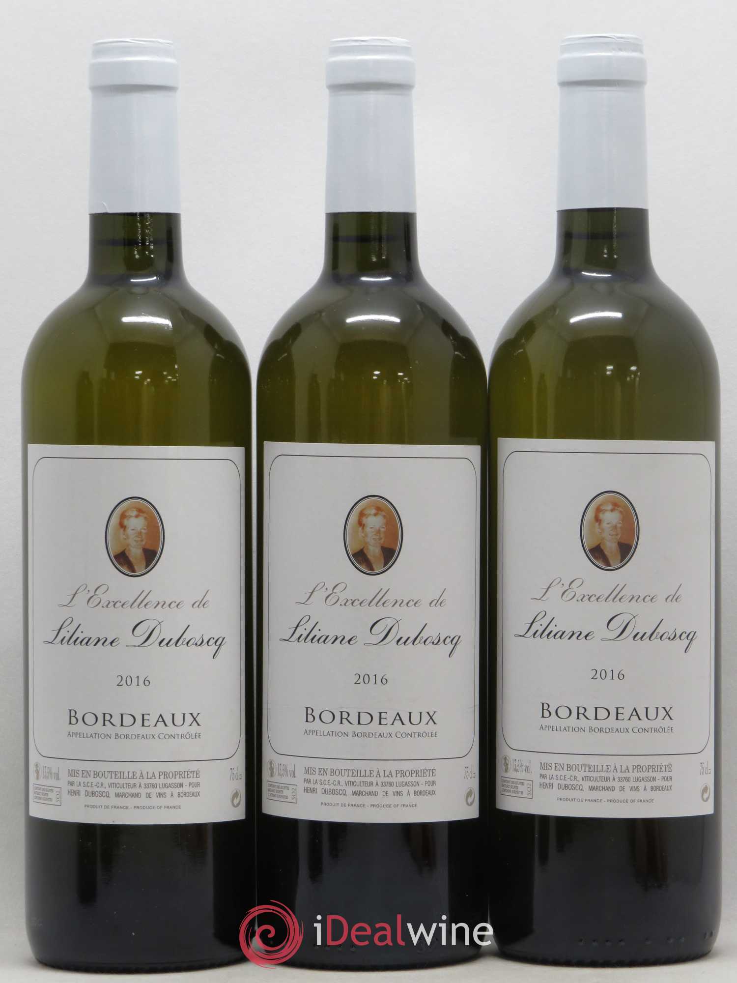 Bordeaux L'Excellence de Liliane Duboscq (sans prix de réserve) 2016 - Lot de 12 bouteilles - 3