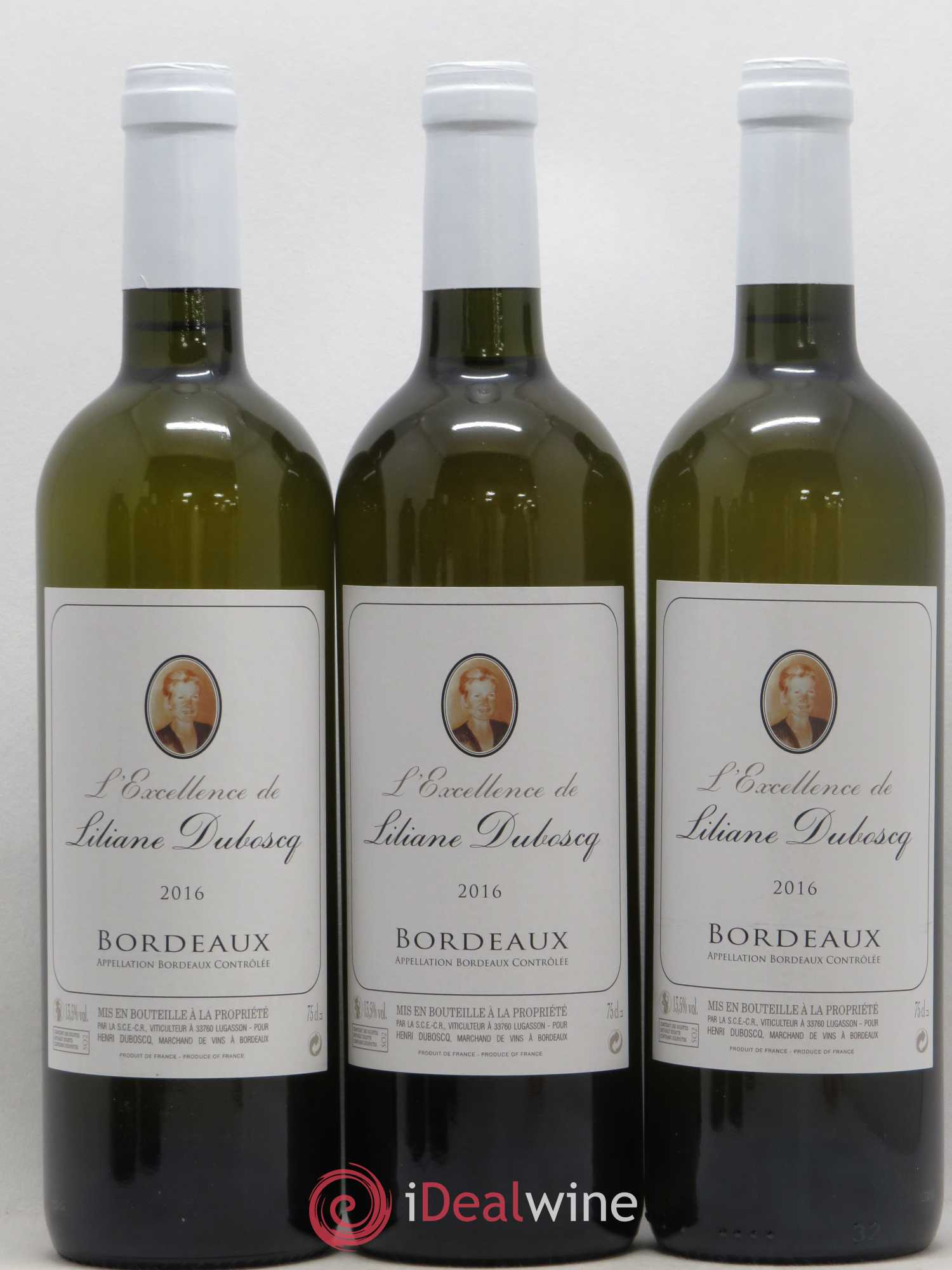 Bordeaux L'Excellence de Liliane Duboscq (sans prix de réserve) 2016 - Lot de 12 bouteilles - 4
