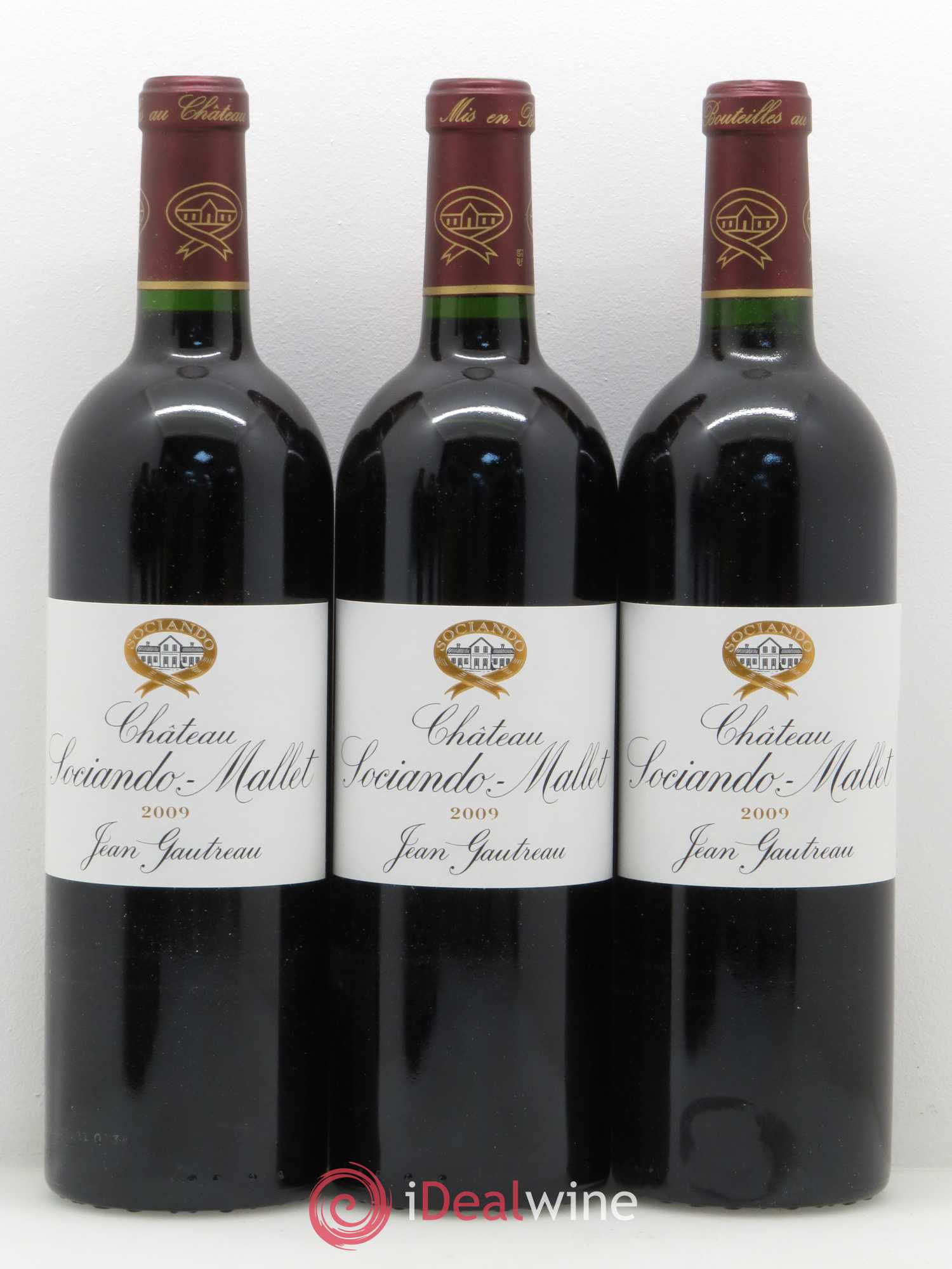 Château Sociando Mallet 2009 - Lot de 12 bouteilles - 1