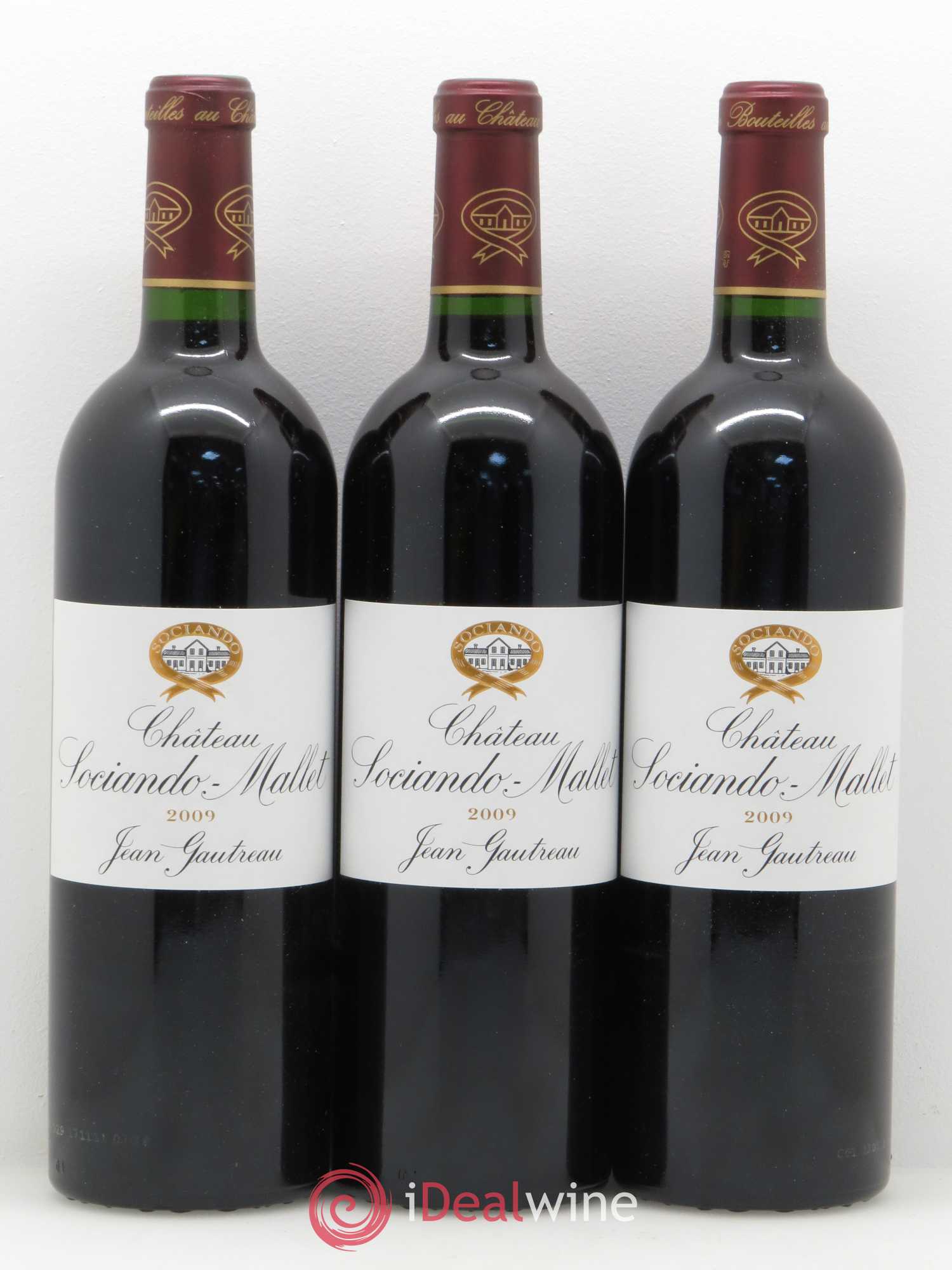 Château Sociando Mallet 2009 - Lot de 12 bouteilles - 2