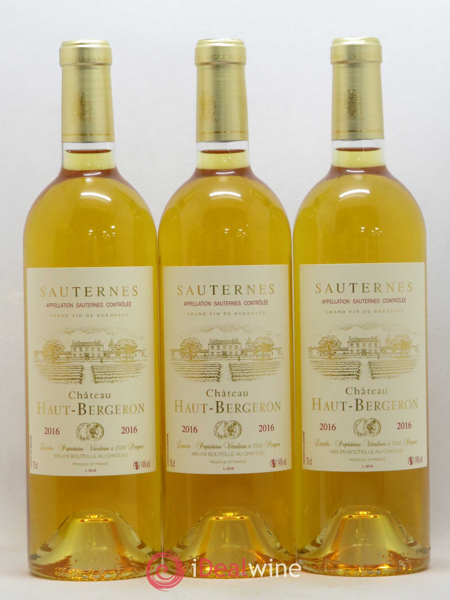 Château Haut-Bergeron 2016 - Lot de 12 bouteilles - 2