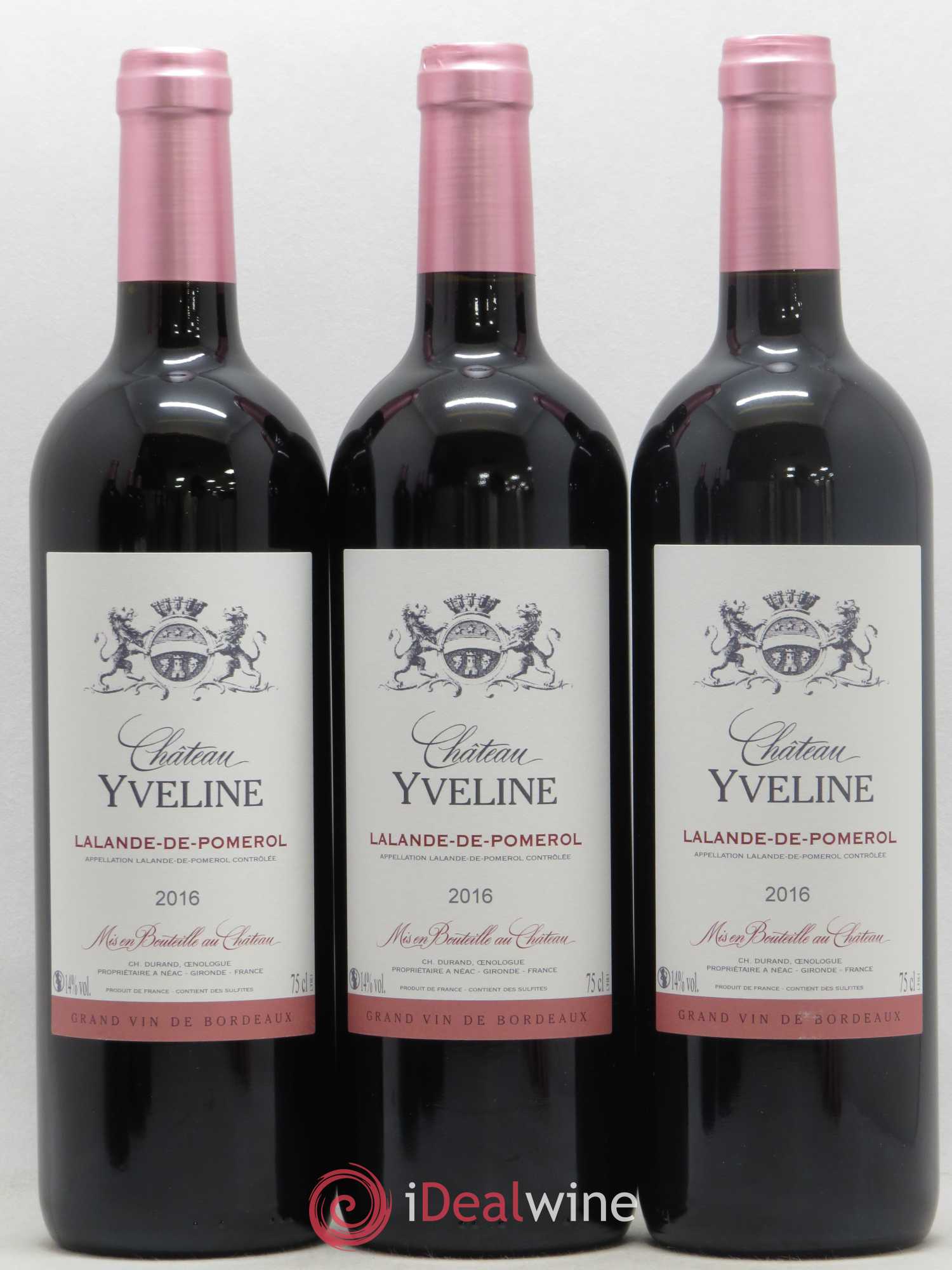 Lalande-de-Pomerol Château Yveline (sans prix de réserve) 2016 - Posten von 12 Flaschen - 2