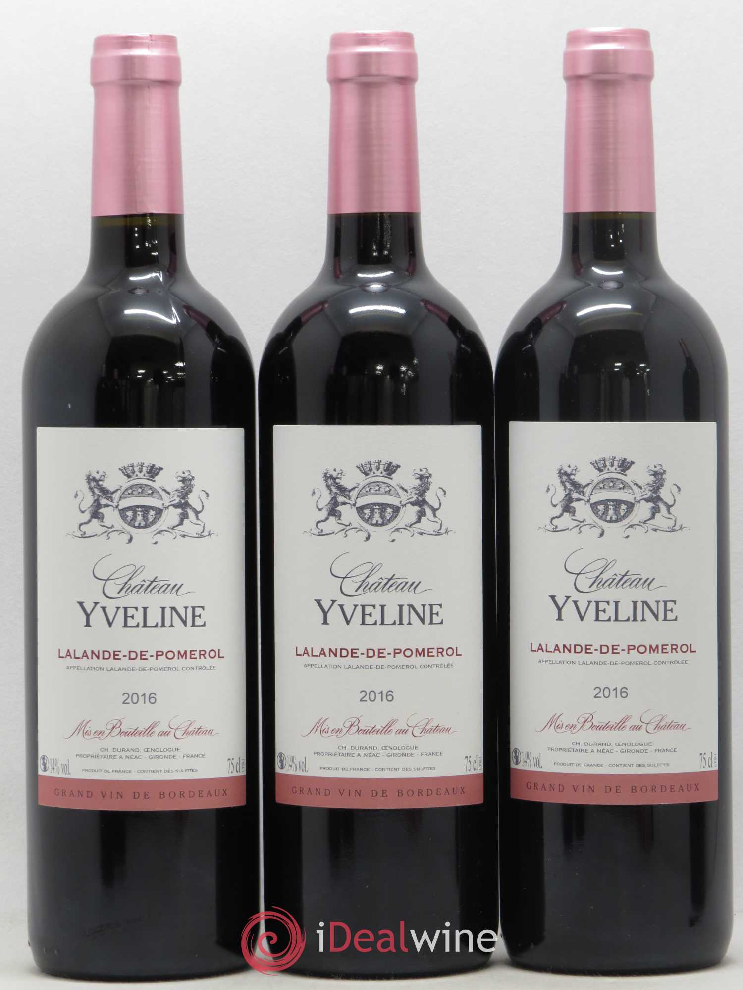 Lalande-de-Pomerol Château Yveline (sans prix de réserve) 2016 - Posten von 12 Flaschen - 4