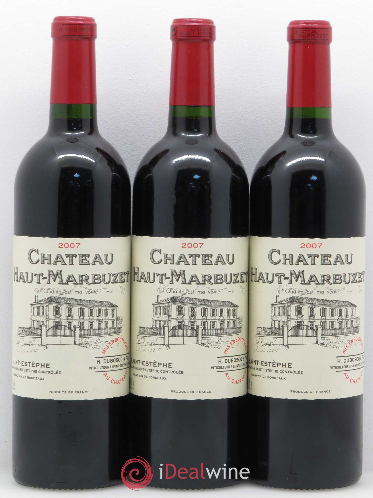 Château Haut Marbuzet 2007 - Lot de 12 bouteilles - 2