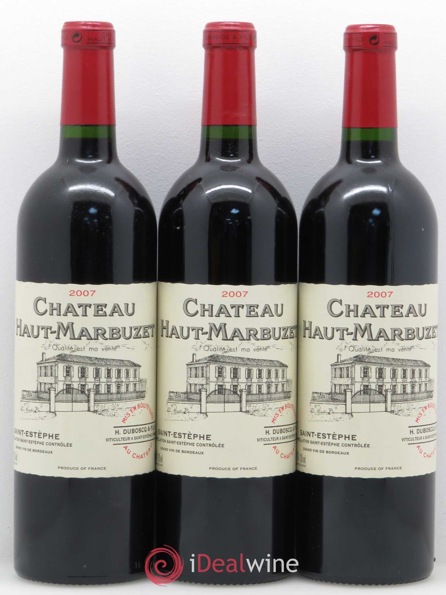 Château Haut Marbuzet 2007 - Lot de 12 bouteilles - 4