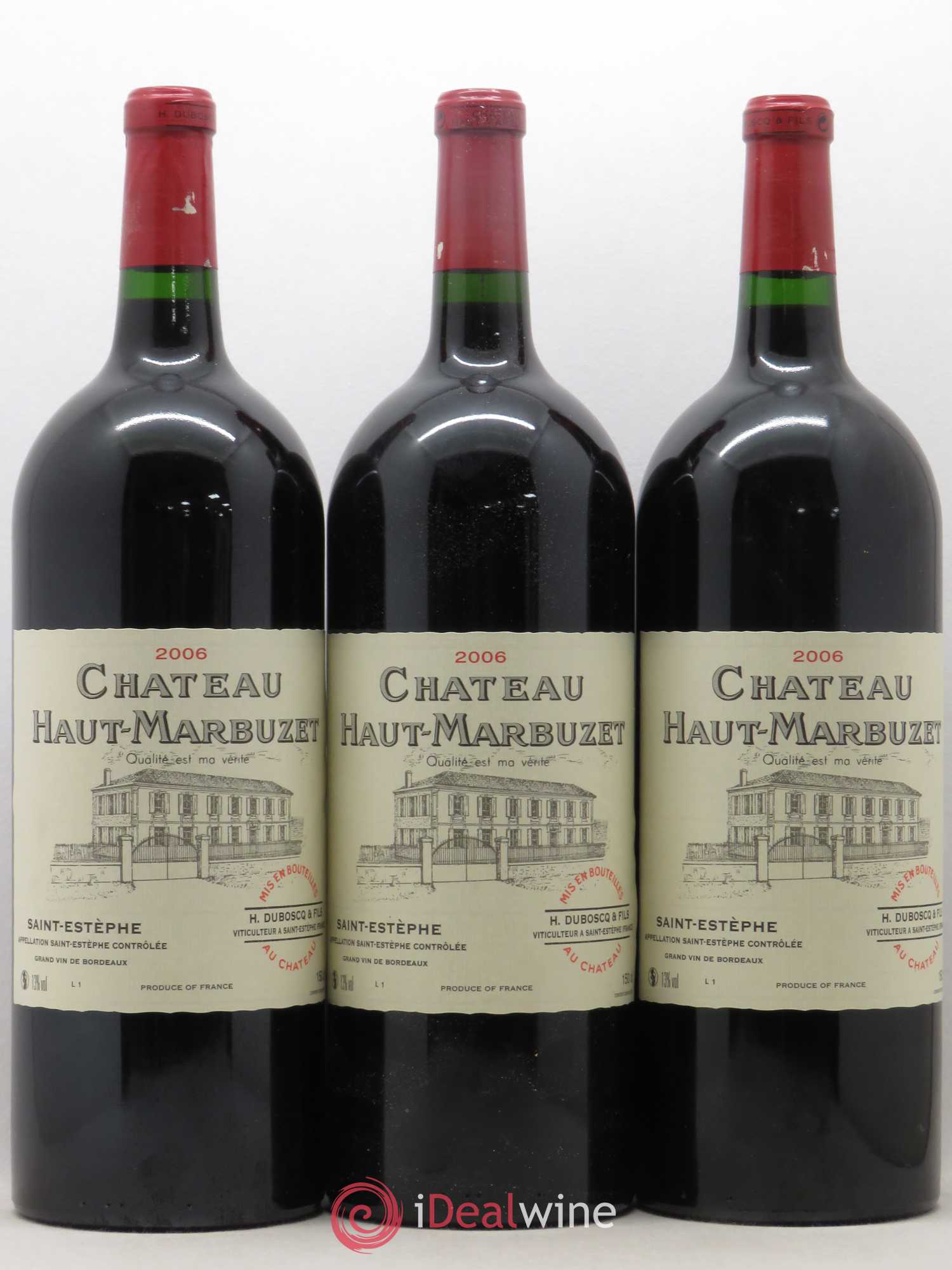 Château Haut Marbuzet 2006 - Lot de 6 magnums - 2
