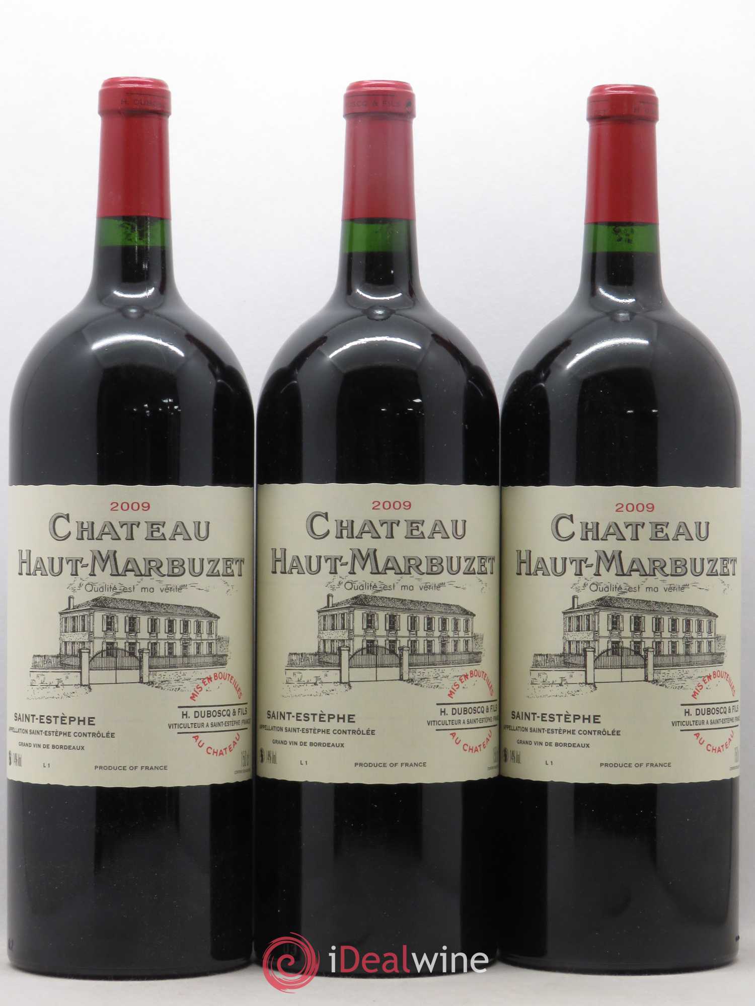 Château Haut Marbuzet 2009 - Lot de 6 magnums - 2