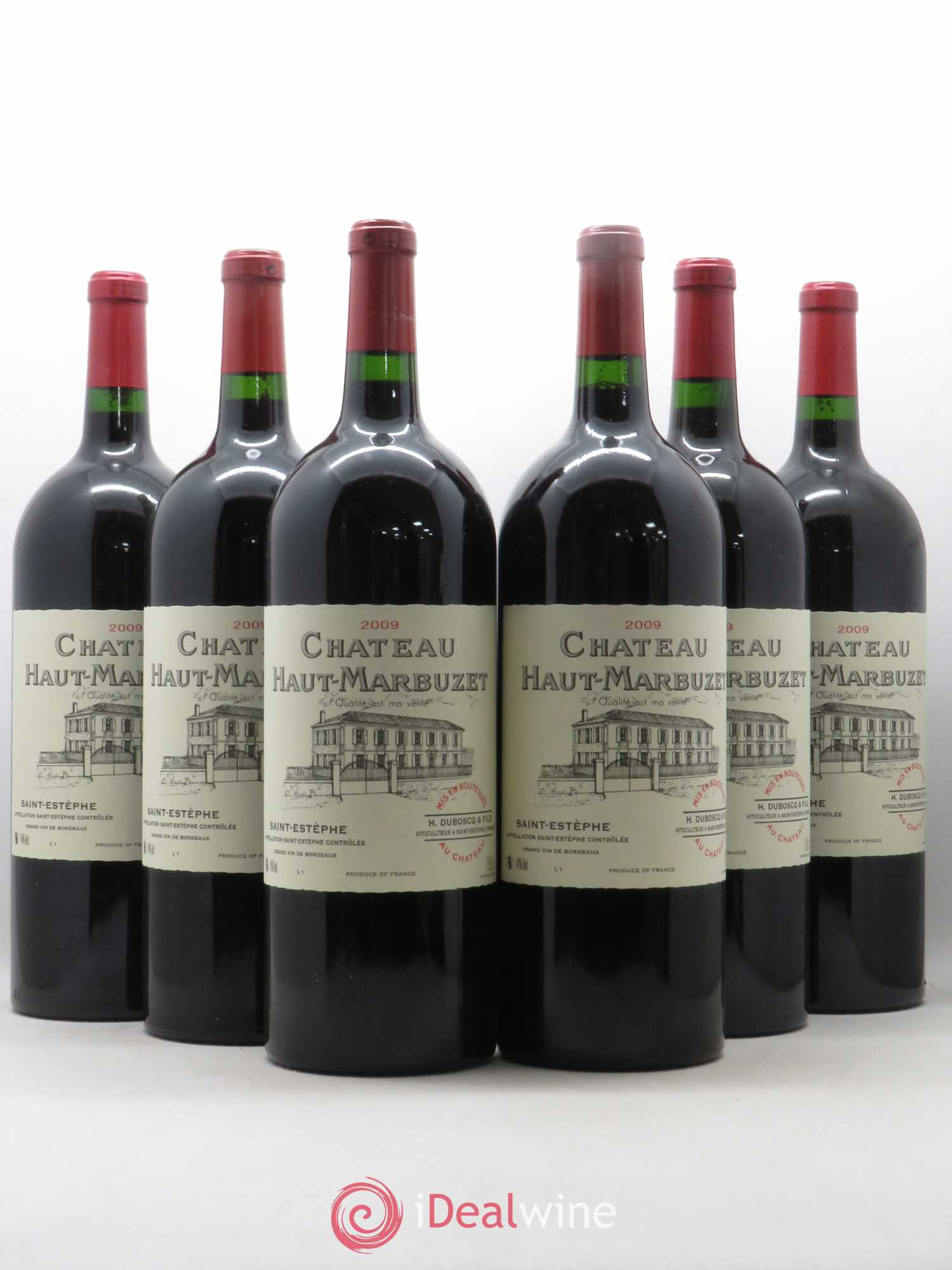 Château Haut Marbuzet 2009 - Lot de 6 magnums - 0