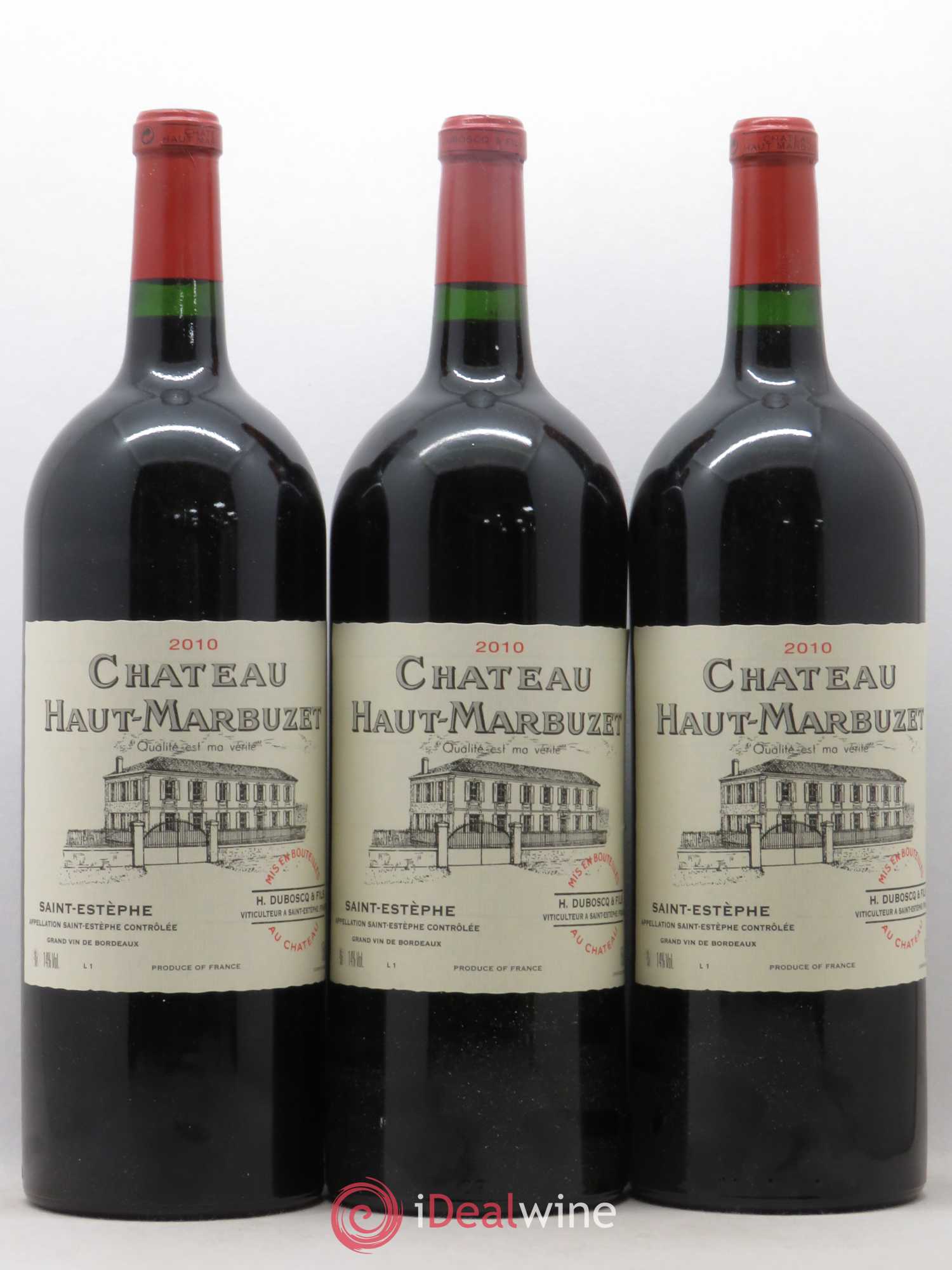 Château Haut Marbuzet 2010 - Lot de 6 magnums - 2